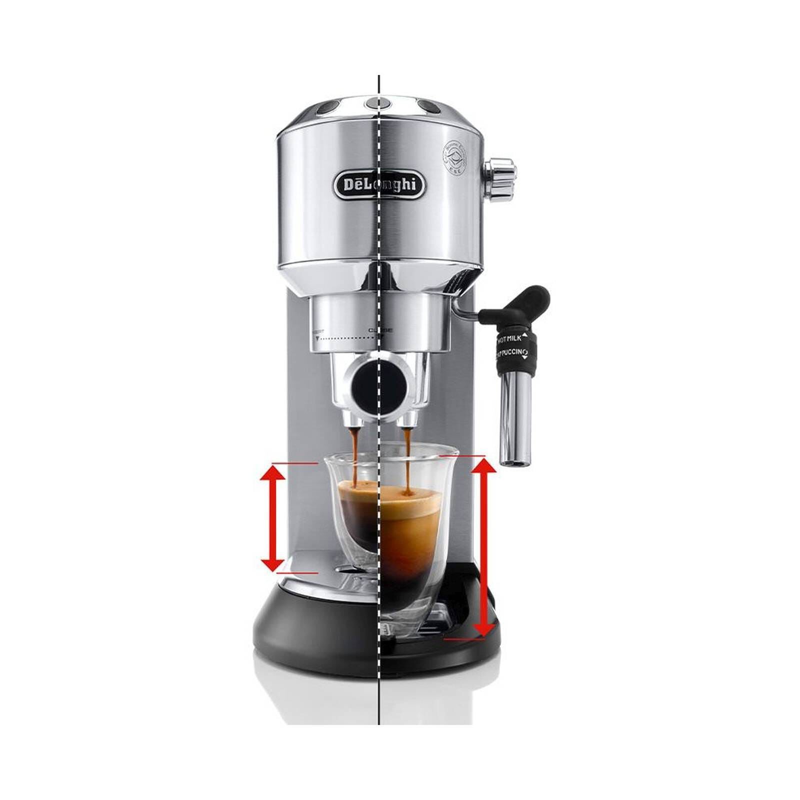 DELONGHI Dedica Style Manual Espresso Coffee Machine EC685.M - Image 3