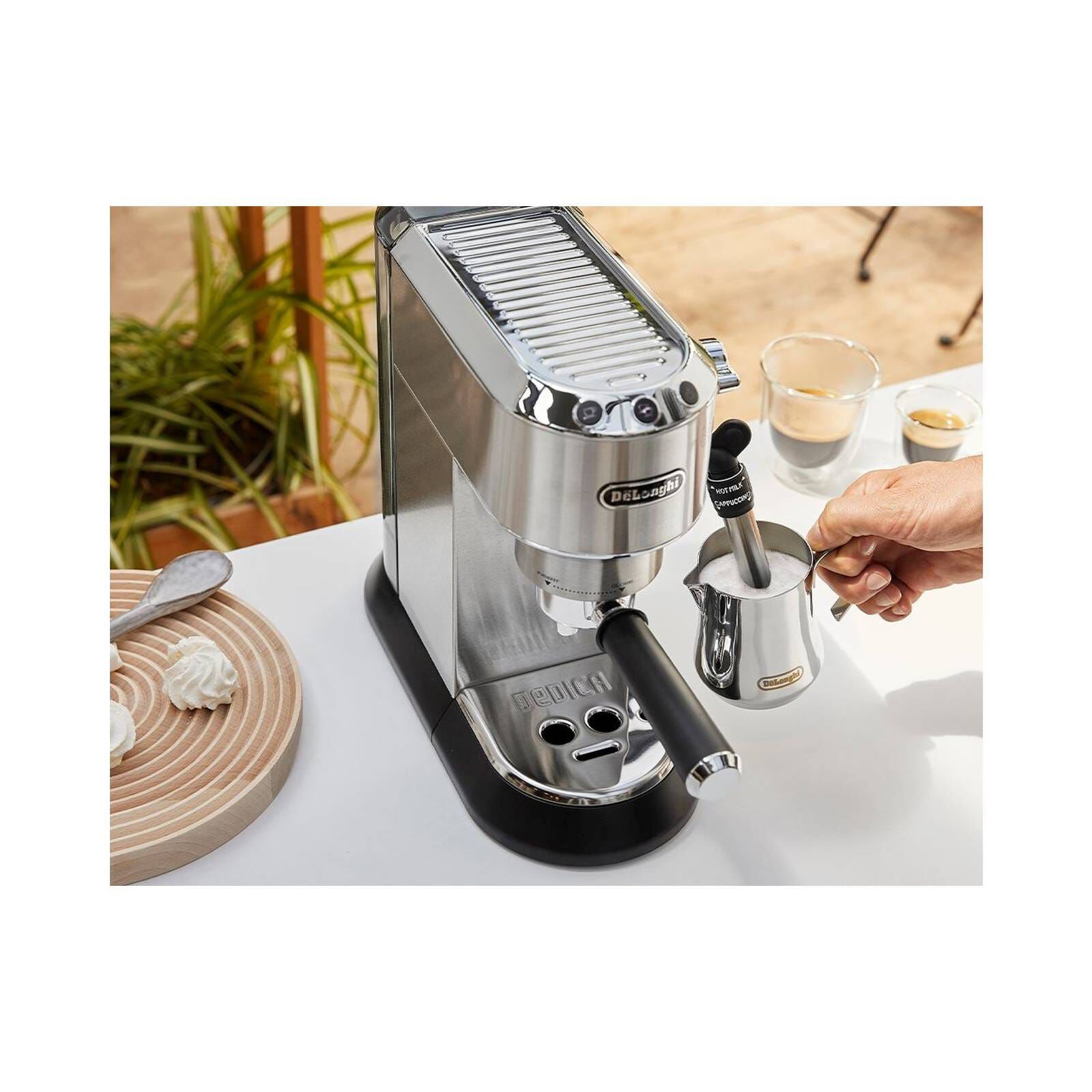 DELONGHI Dedica Style Manual Espresso Coffee Machine EC685.M - Image 7