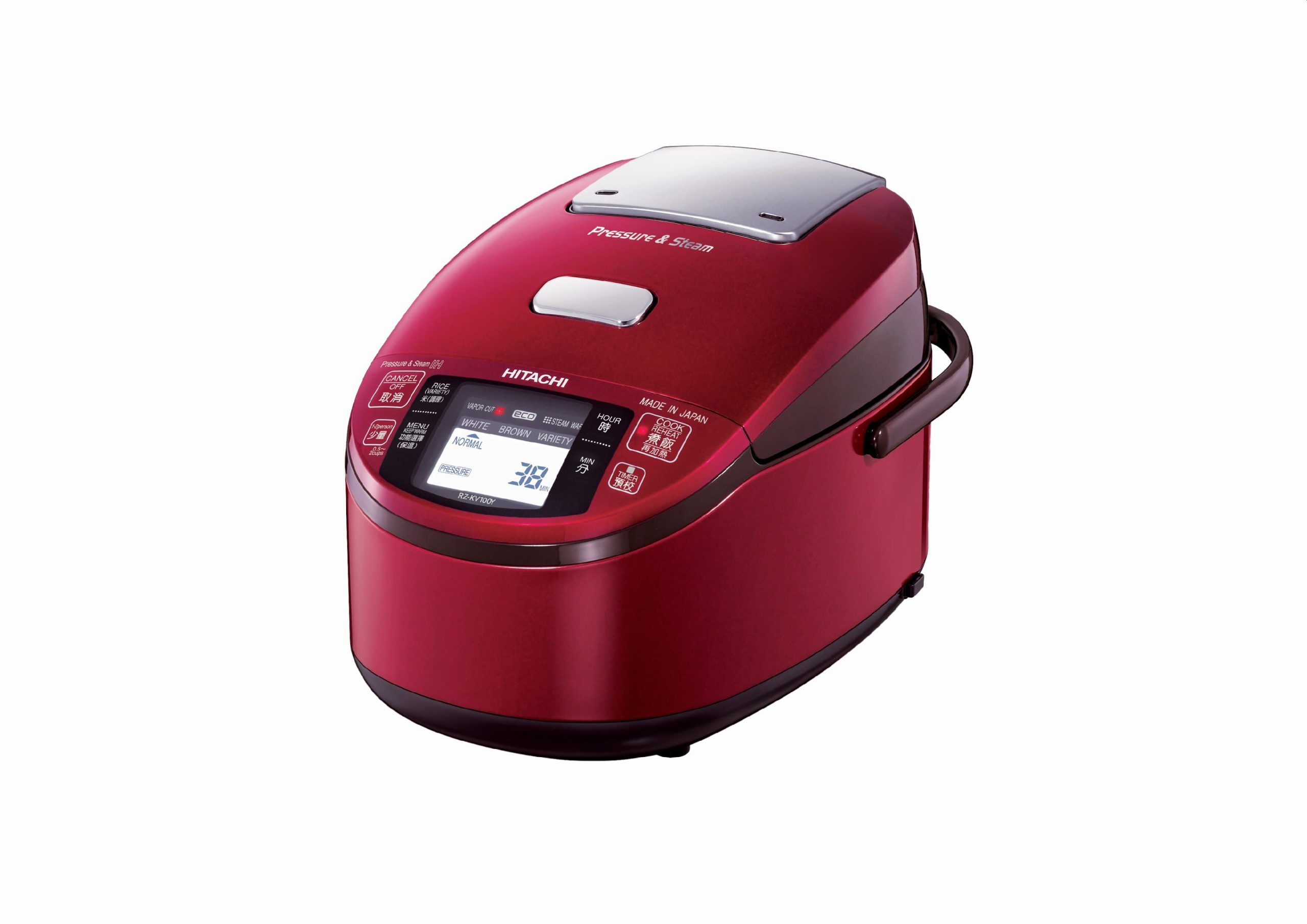 HITACHI Pressure And Steam Ih Rice Cooker (1.8l) - Platinum Red RZKV180YS