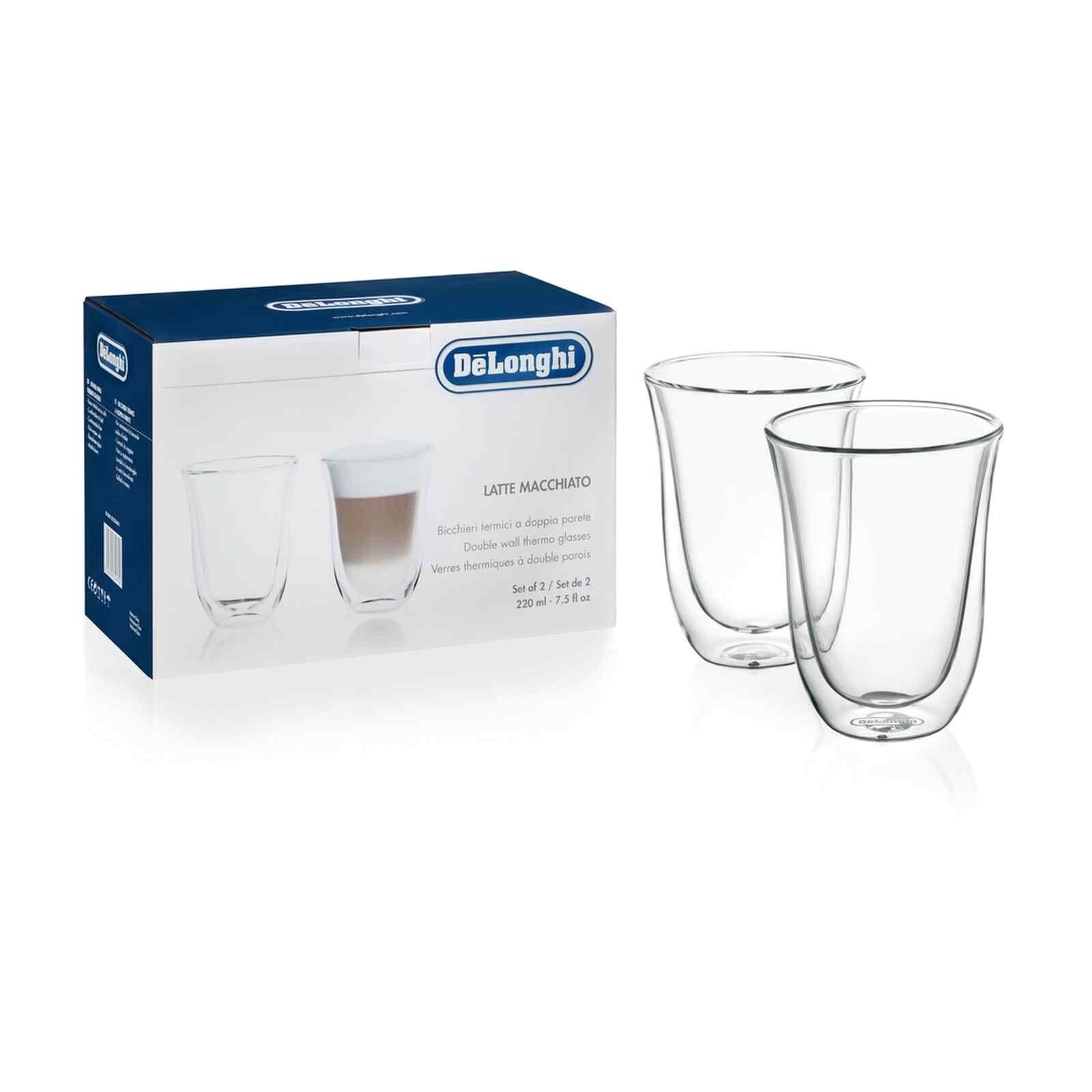 DELONGHI Latte Macchiato Double Wall Glasses (2pcs) DLSC312 - Image 2