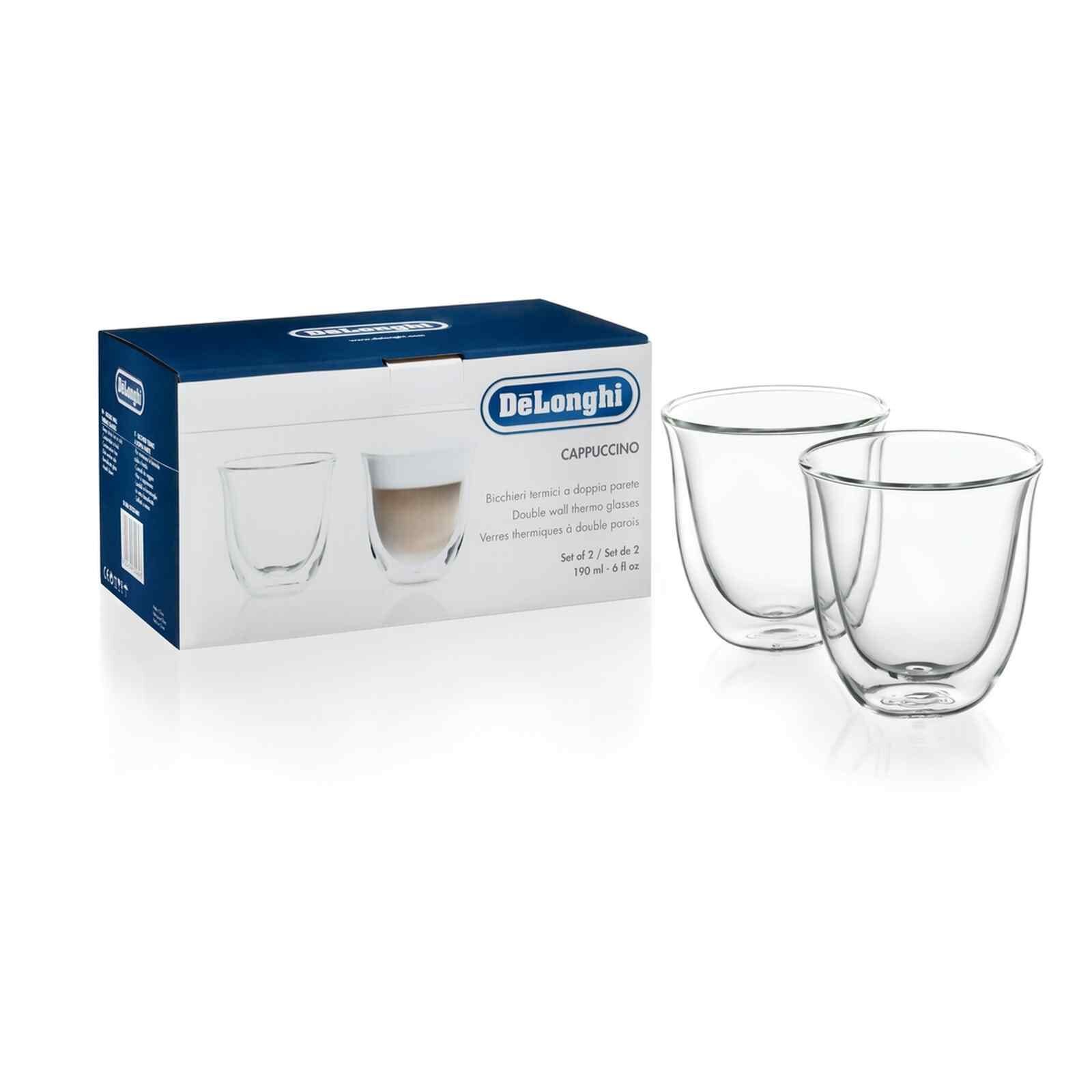 DELONGHI Cappuccino Double Wall Glasses (2pcs) DLSC311 - Image 2