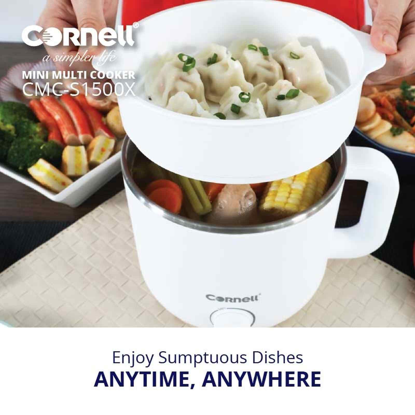 CORNELL Mini Multi-cooker Kettle (1.5l) CMCS1500X - Image 3