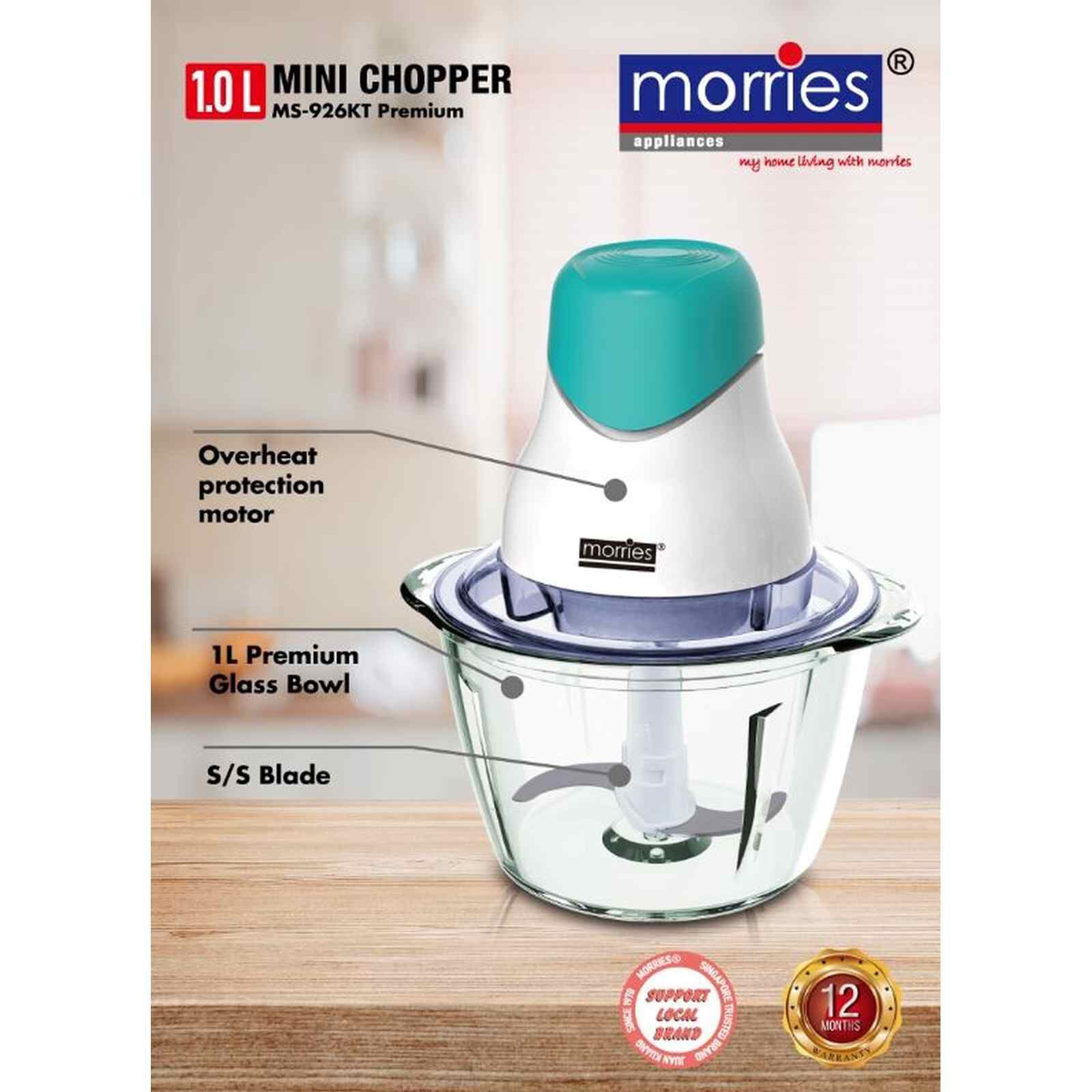 MORRIES Mini Chopper (1.0l) MS-926KT - Image 2