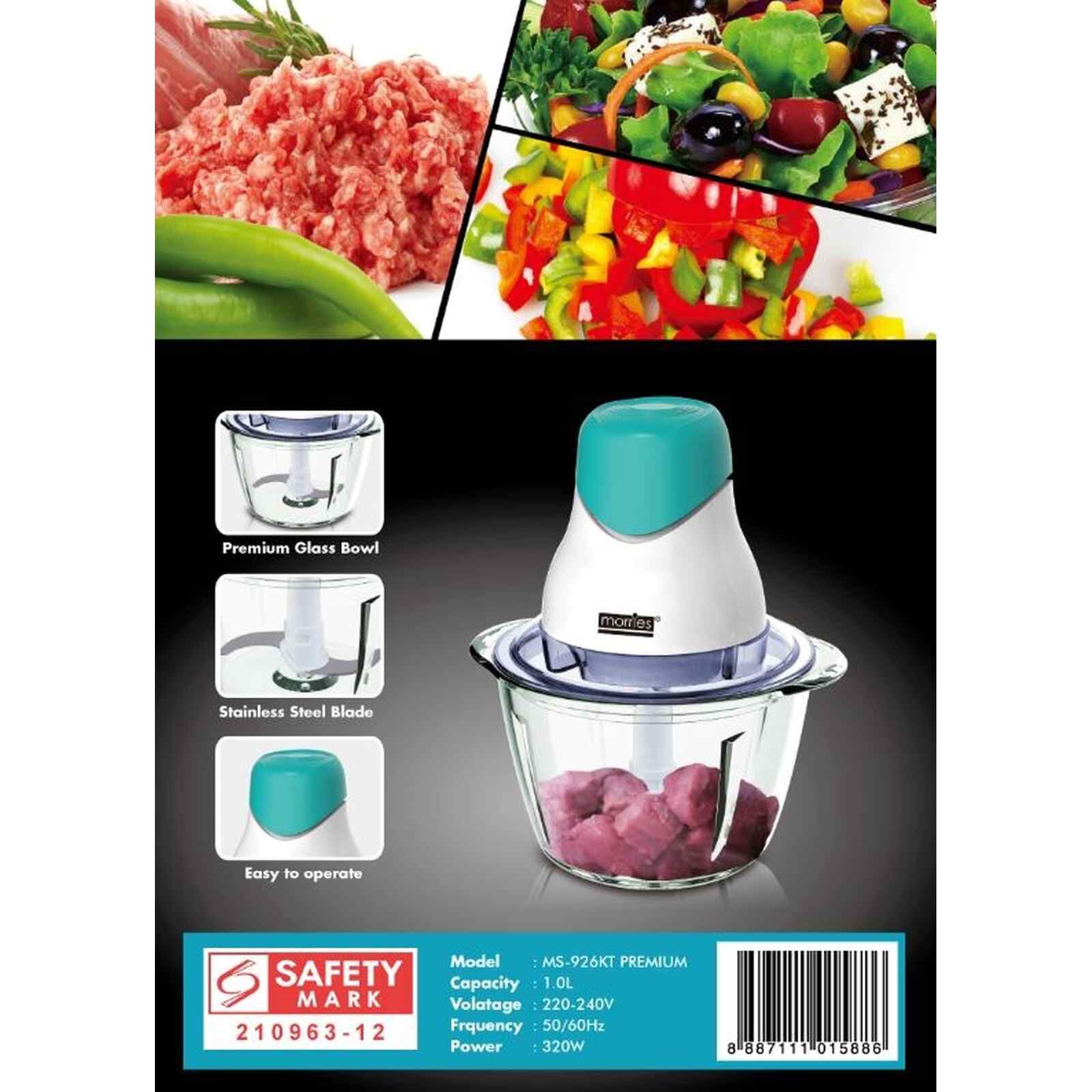 MORRIES Mini Chopper (1.0l) MS-926KT - Image 4