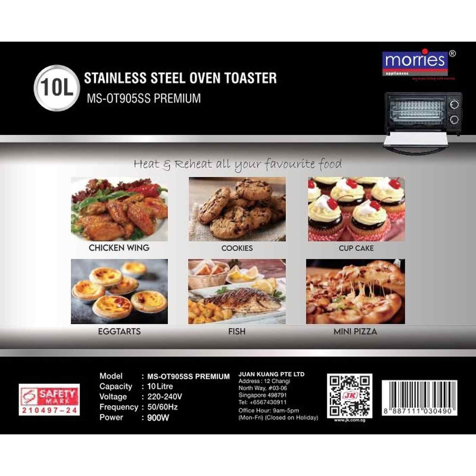 MORRIES Oven Toasters (10l) MS-OT905 - Image 5