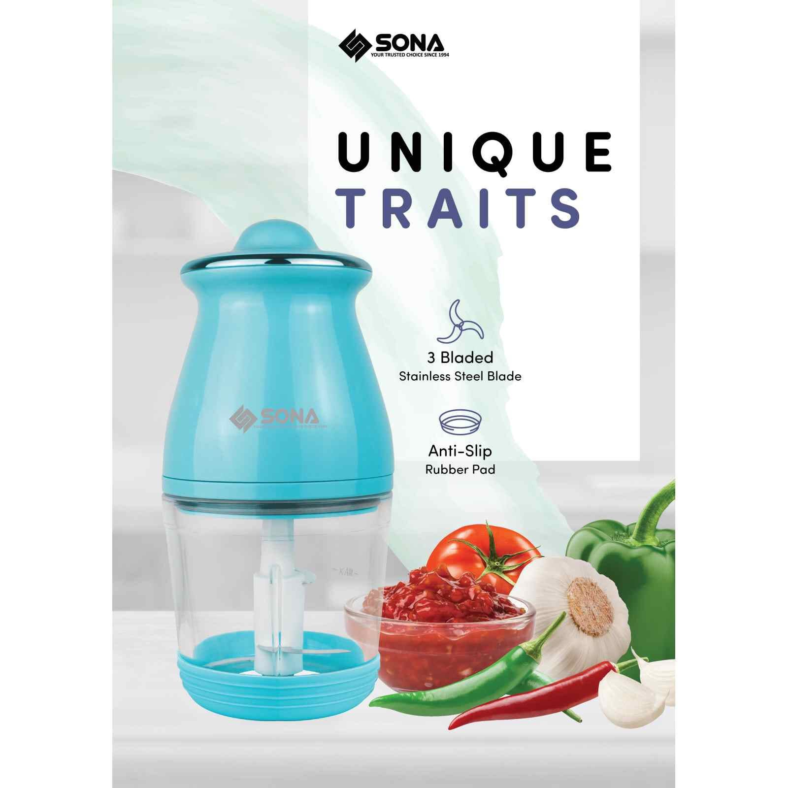 SONA Glass Food Chopper SFC3080 - Image 4