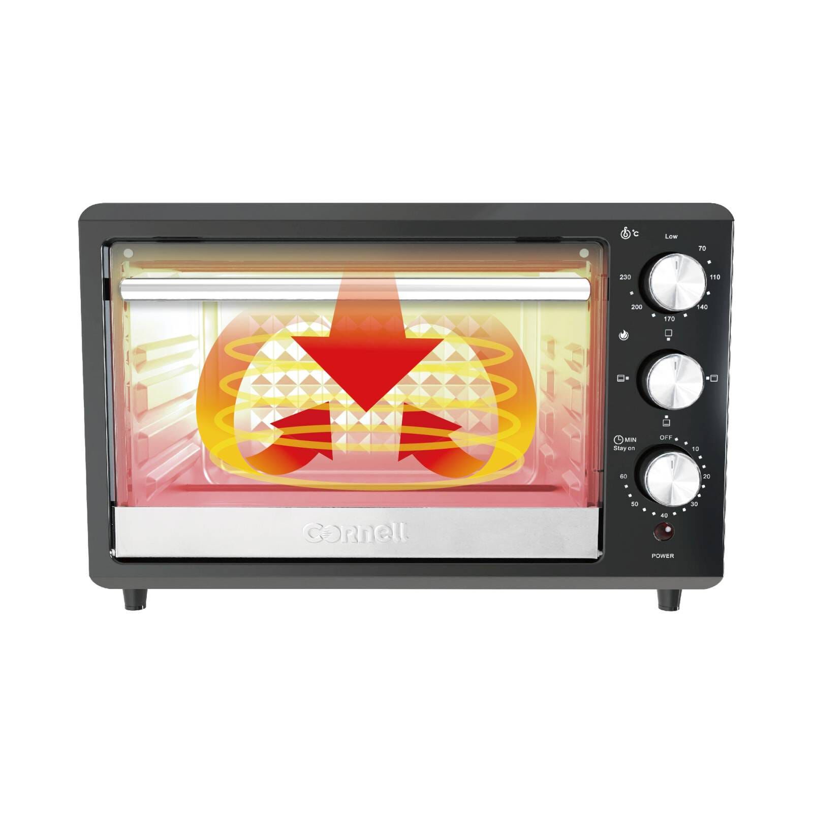 CORNELL Electric Oven (20l) CEOS20BK - Image 3