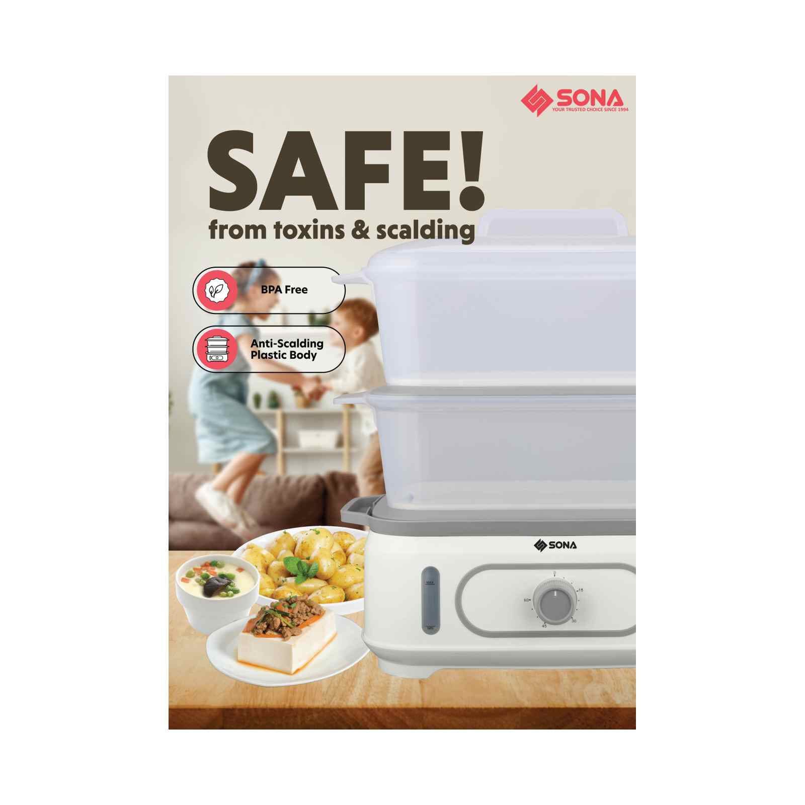 SONA 20l Electric Steamer SSR3164 - Image 6