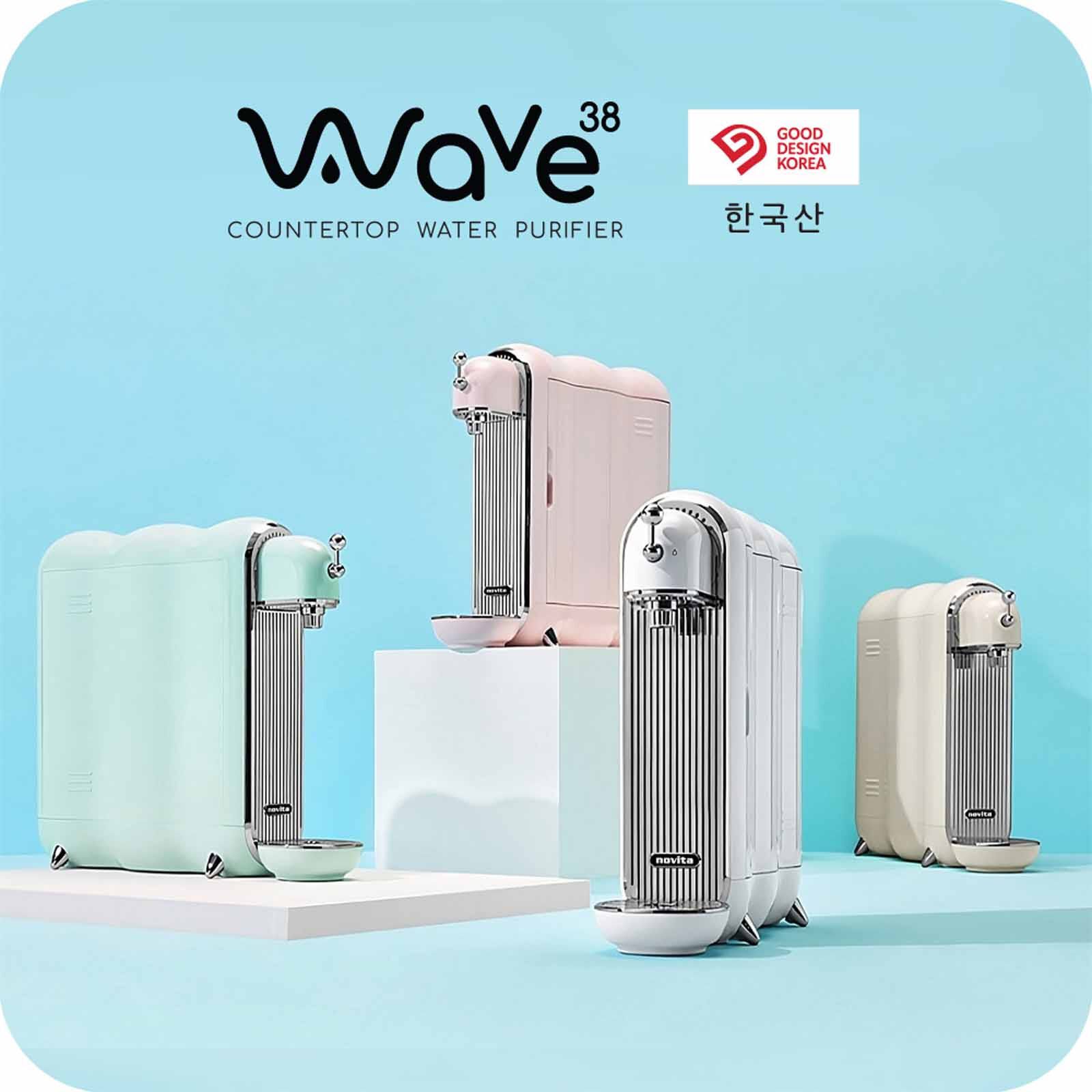 NOVITA Water Purifier - Pink W38P - Image 6