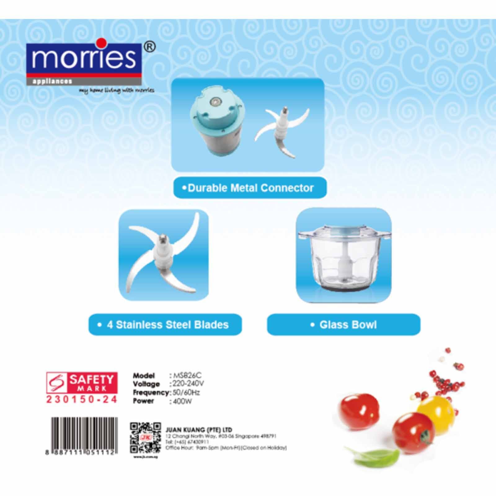 MORRIES Glass Chopper (2.0l) MS-826C - Image 5