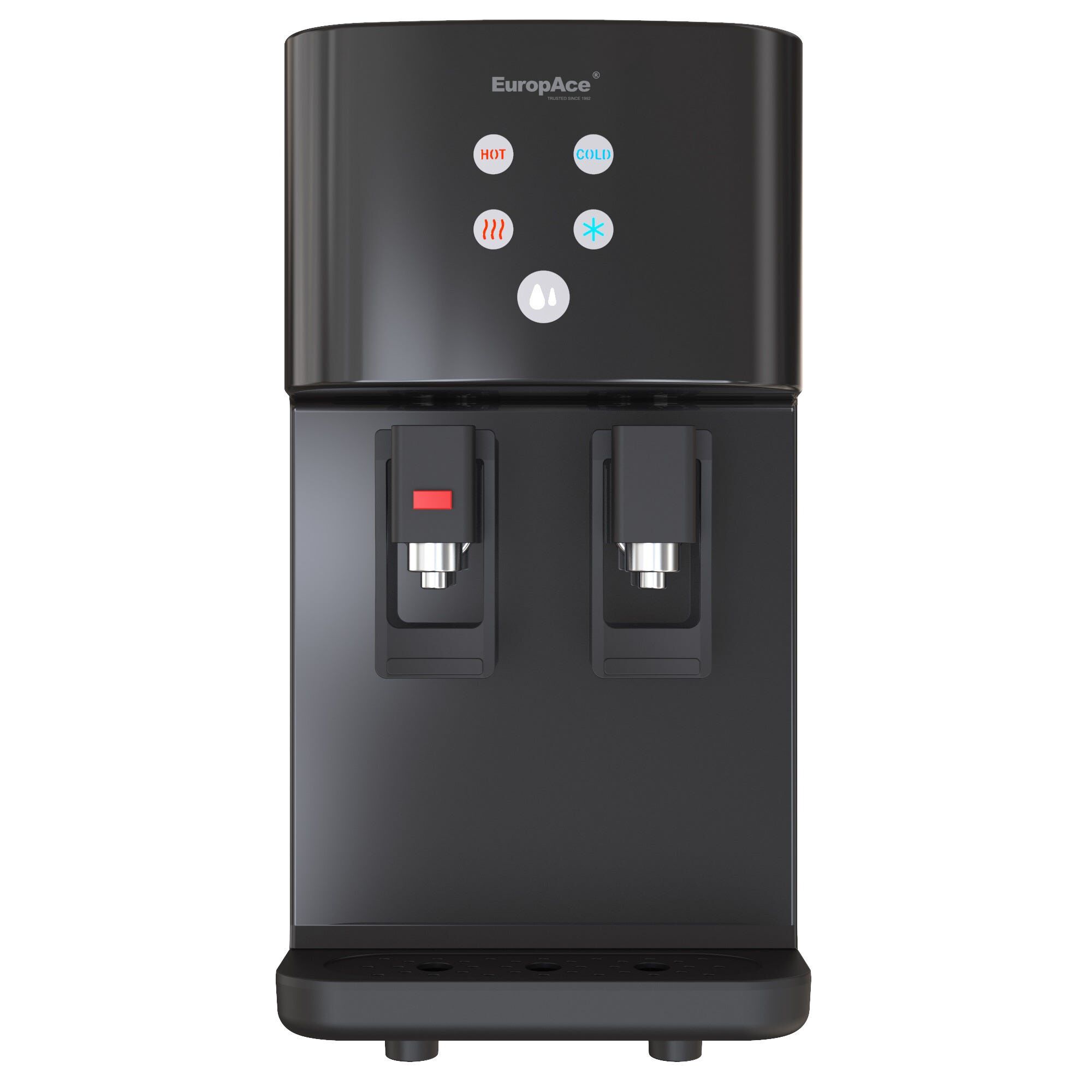 EUROPACE Slim Hot & Cold Water Purifier - Black EWP6381B BLACK