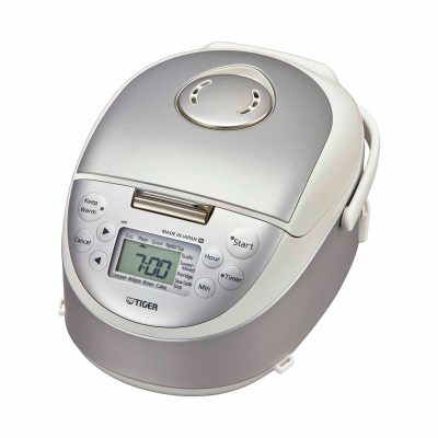 TIGER 0.5l Ih Rice Cooker (satin White) JPF-A55S (W)