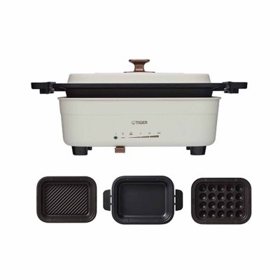 TIGER Electric Skillet (white) CRL-A30S (W)