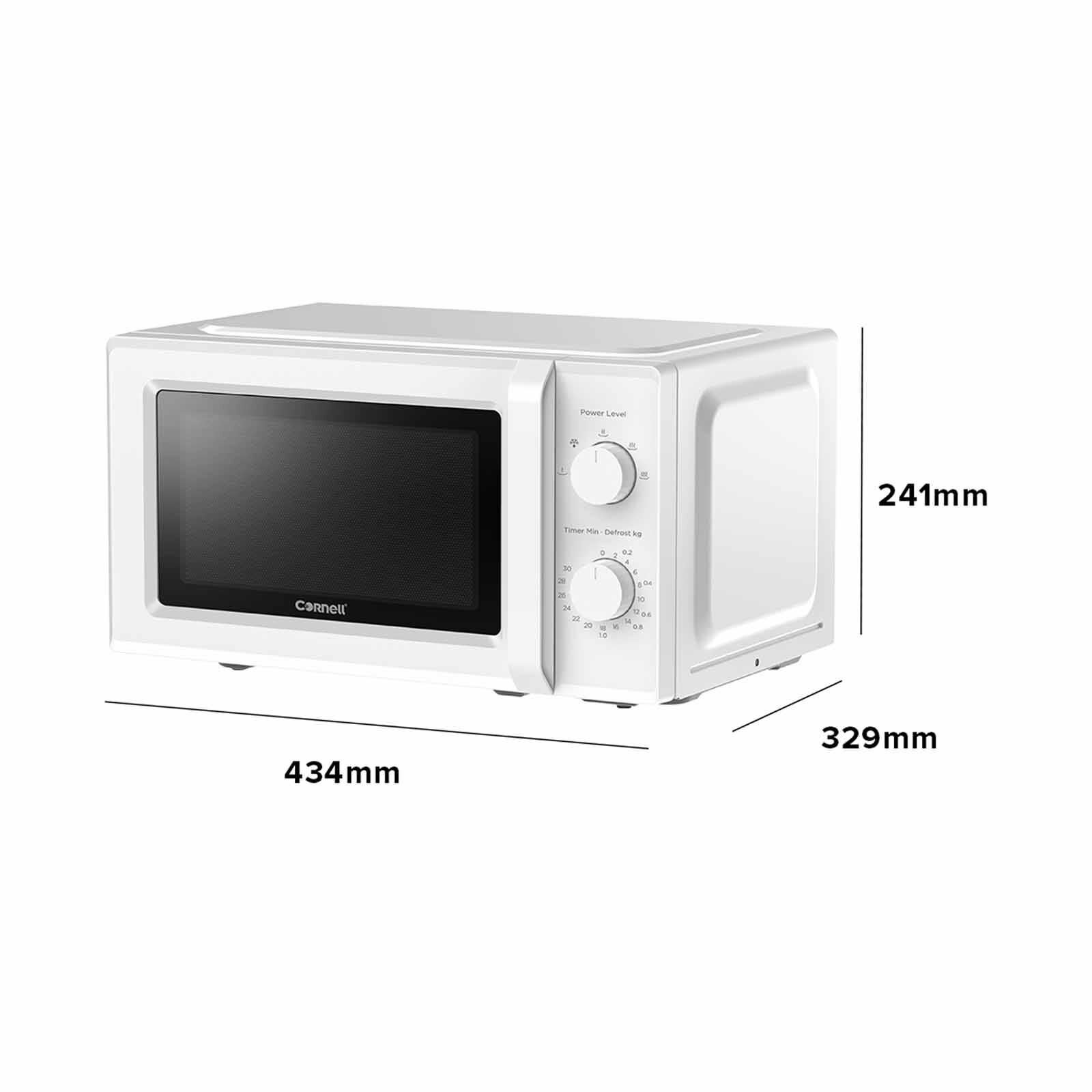 CORNELL Basic Microwave (20l) - White CMOS202WH - Image 3