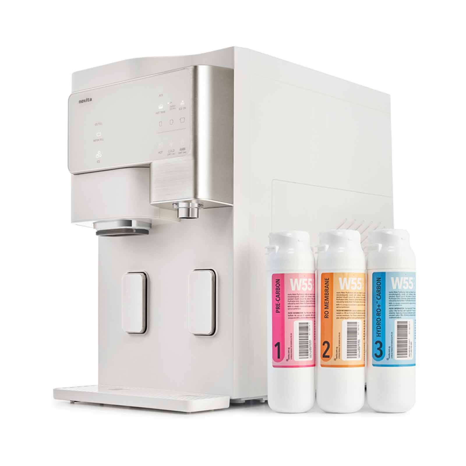 NOVITA Water Dispenser With Ice Maker: W55 Hydroro/hydroro+ W55.RO - Image 4