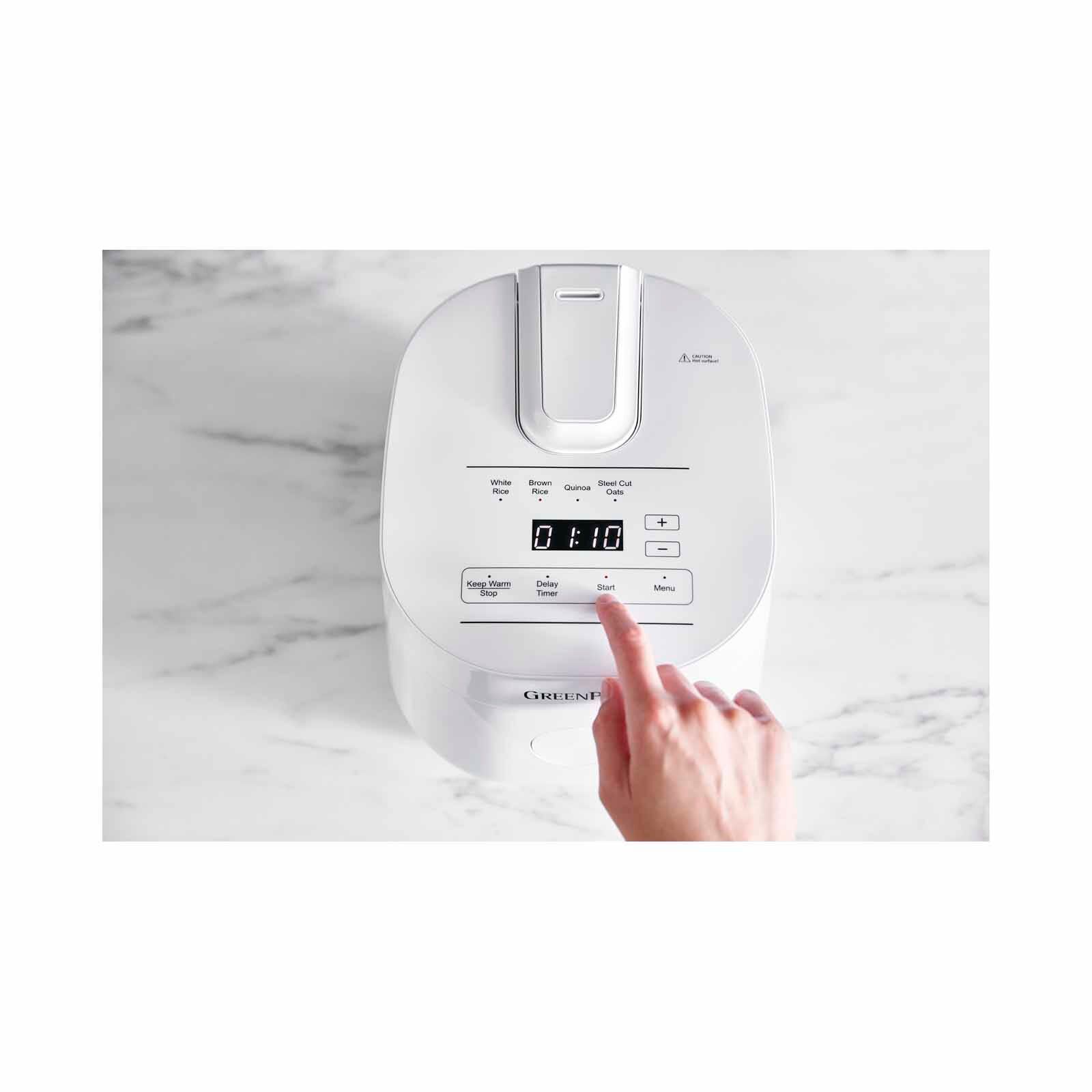 GREENPAN Bistro Collection Rice & Grains Cooker - White GPRC046245 - Image 2