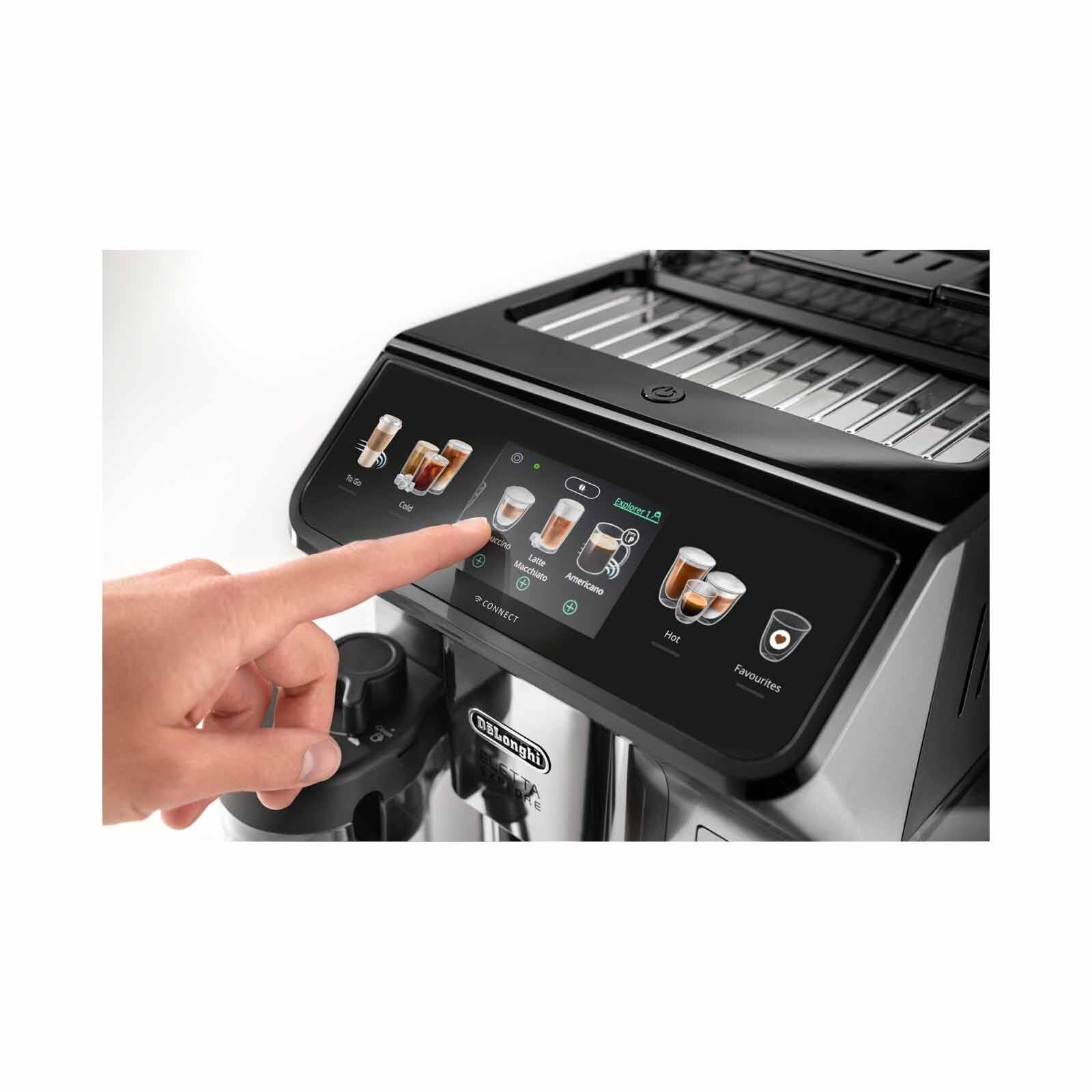 DELONGHI Eletta Explore Automatic Coffee Makers - Silver ECAM450.65.S - Image 4