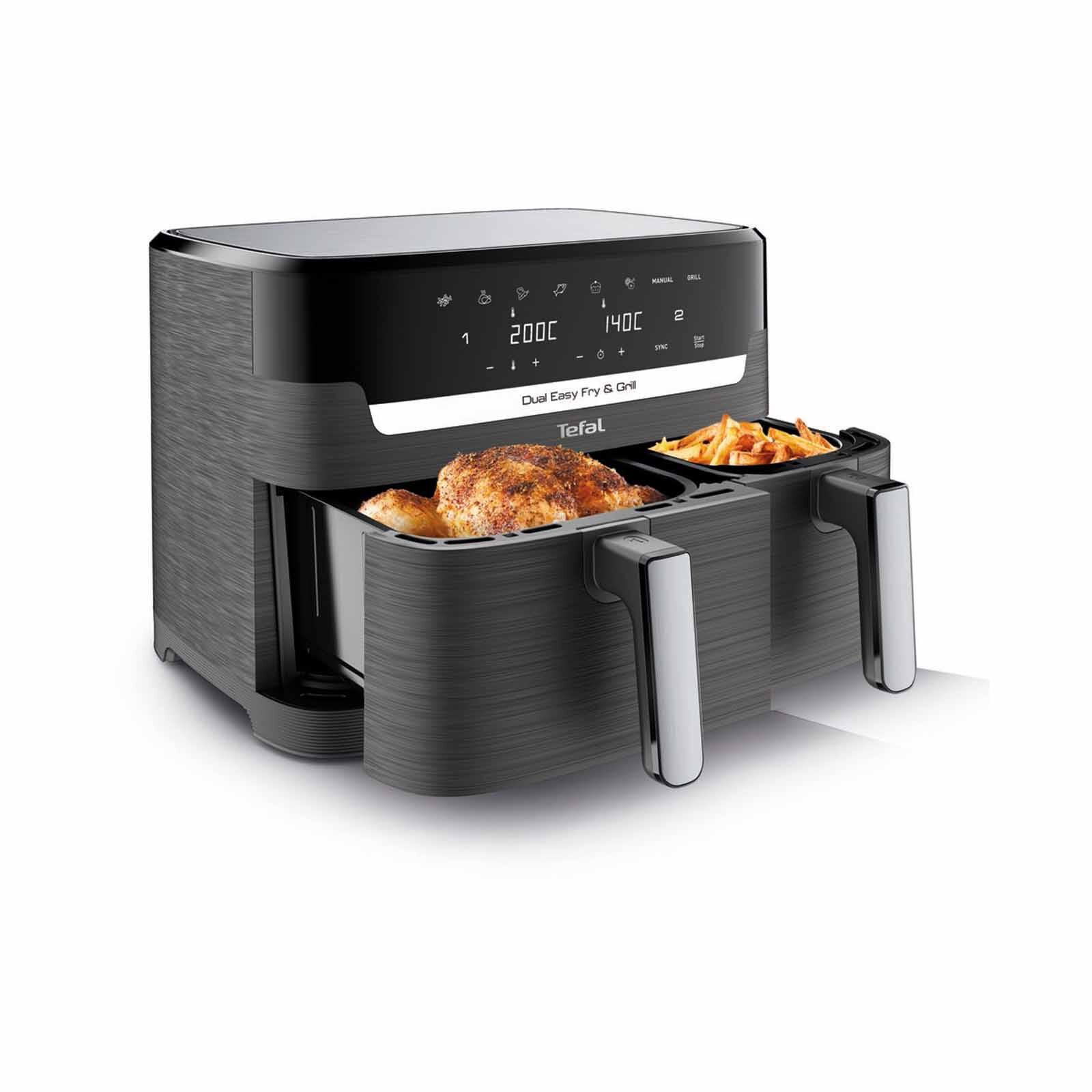 TEFAL Dual Easy Fry & Grill Air Fryer 8.3l EY905B - Image 3
