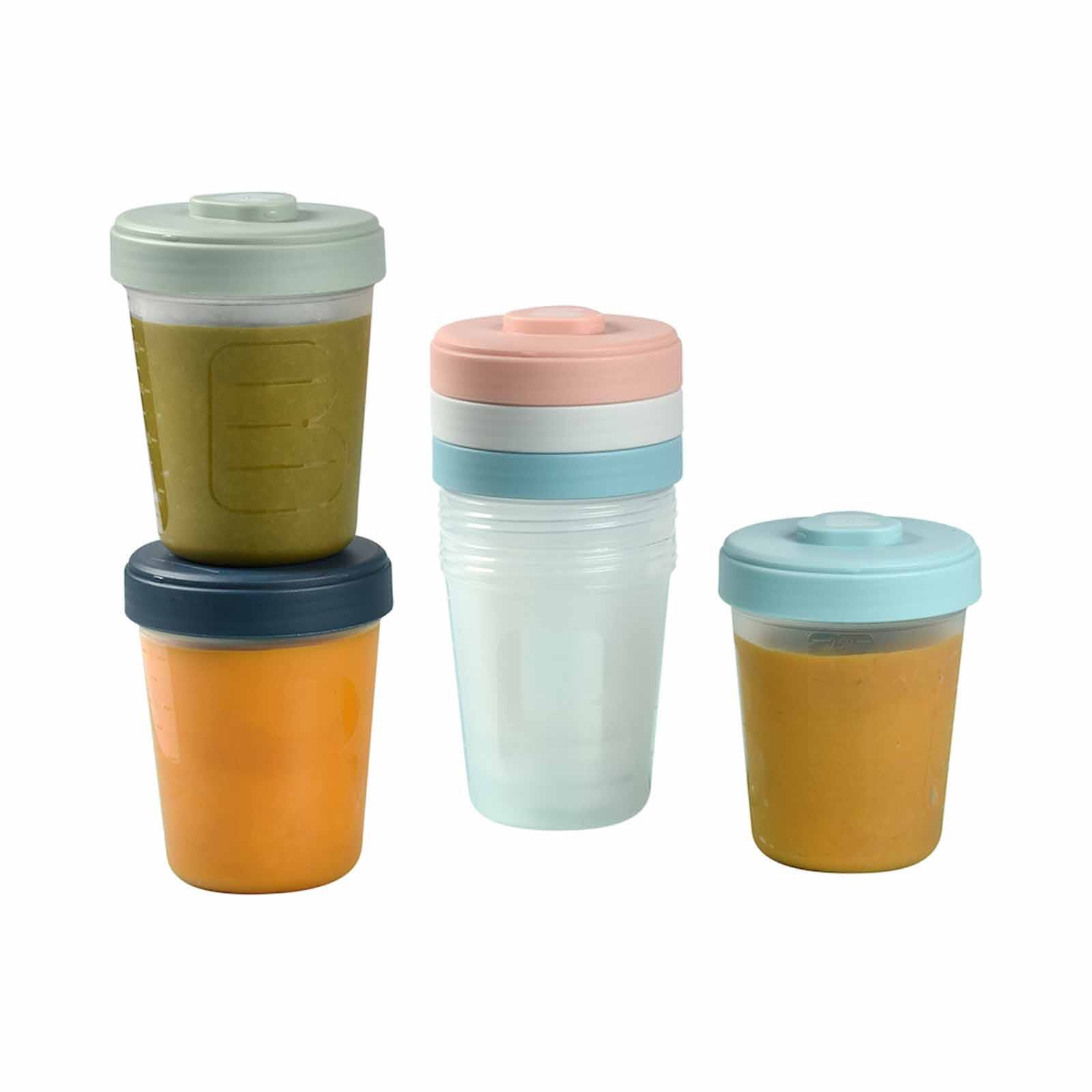 BEABA Food Storage Toddler Set 250ml - Eucalyptus (online) CLIP PORTIONS - Image 3