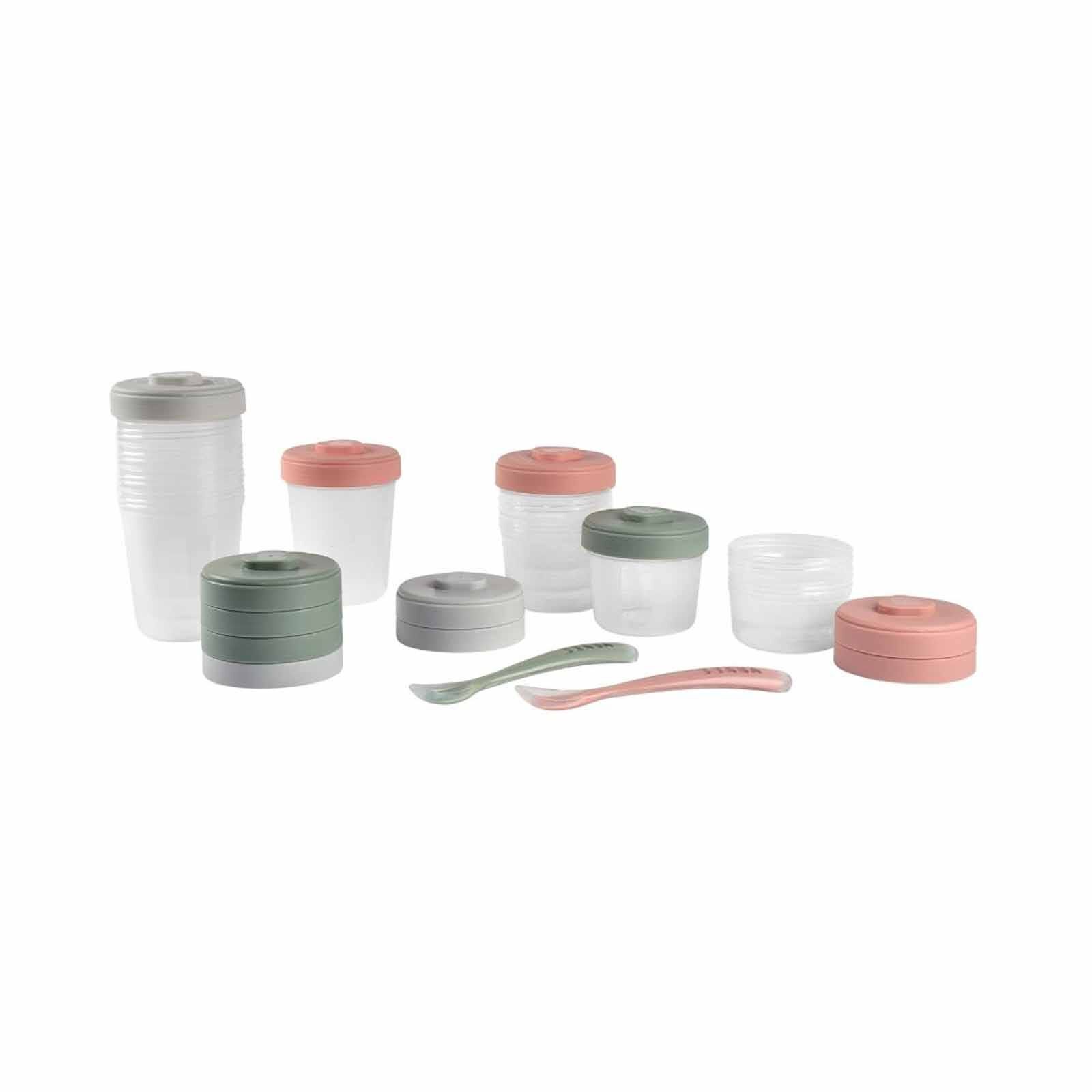 BEABA Meal & Food Storage Expert Pack - Eucalyptus (online) CLIP PORTIONS - Image 6