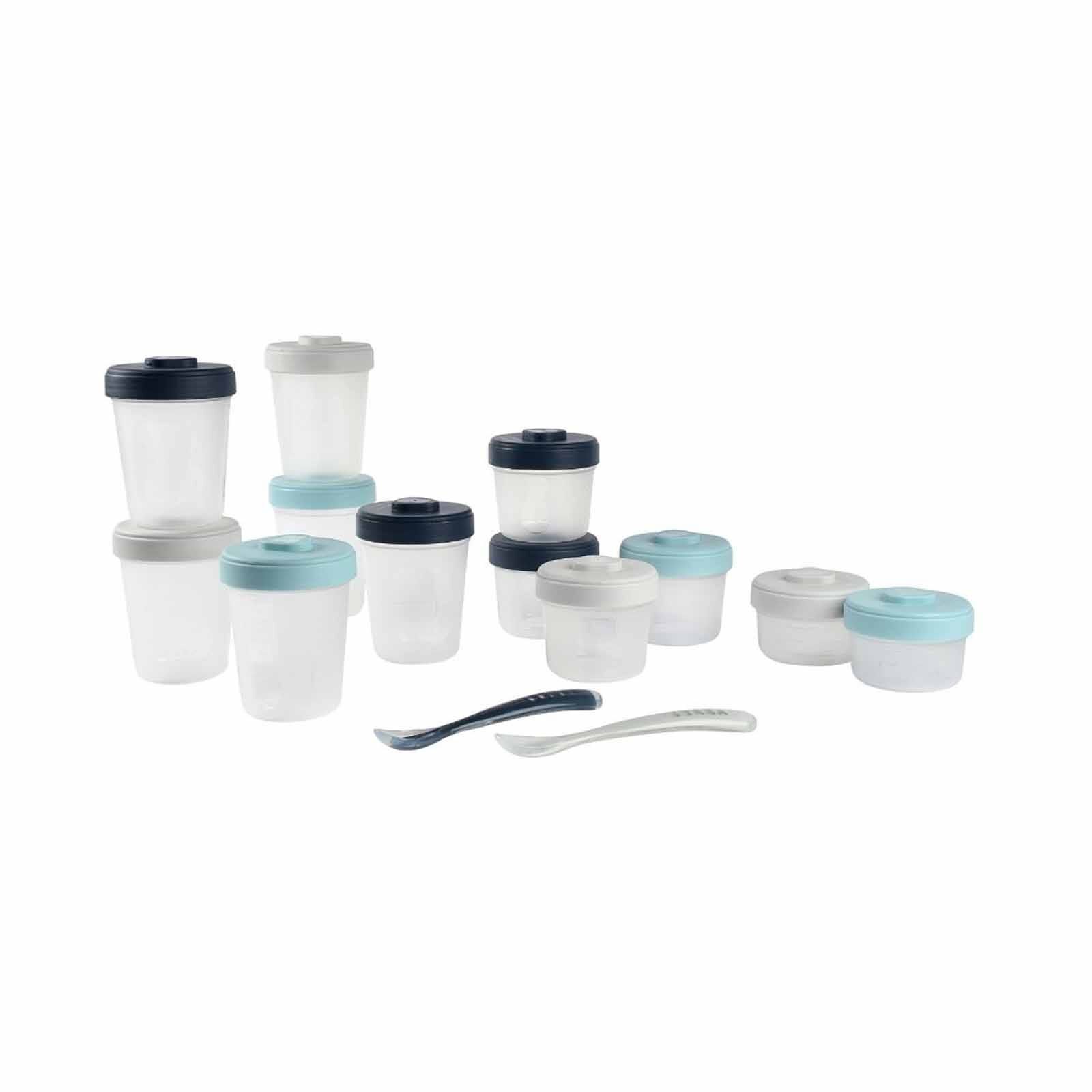 BEABA Meal & Food Storage Expert Pack - Storm (online) CLIP PORTIONS