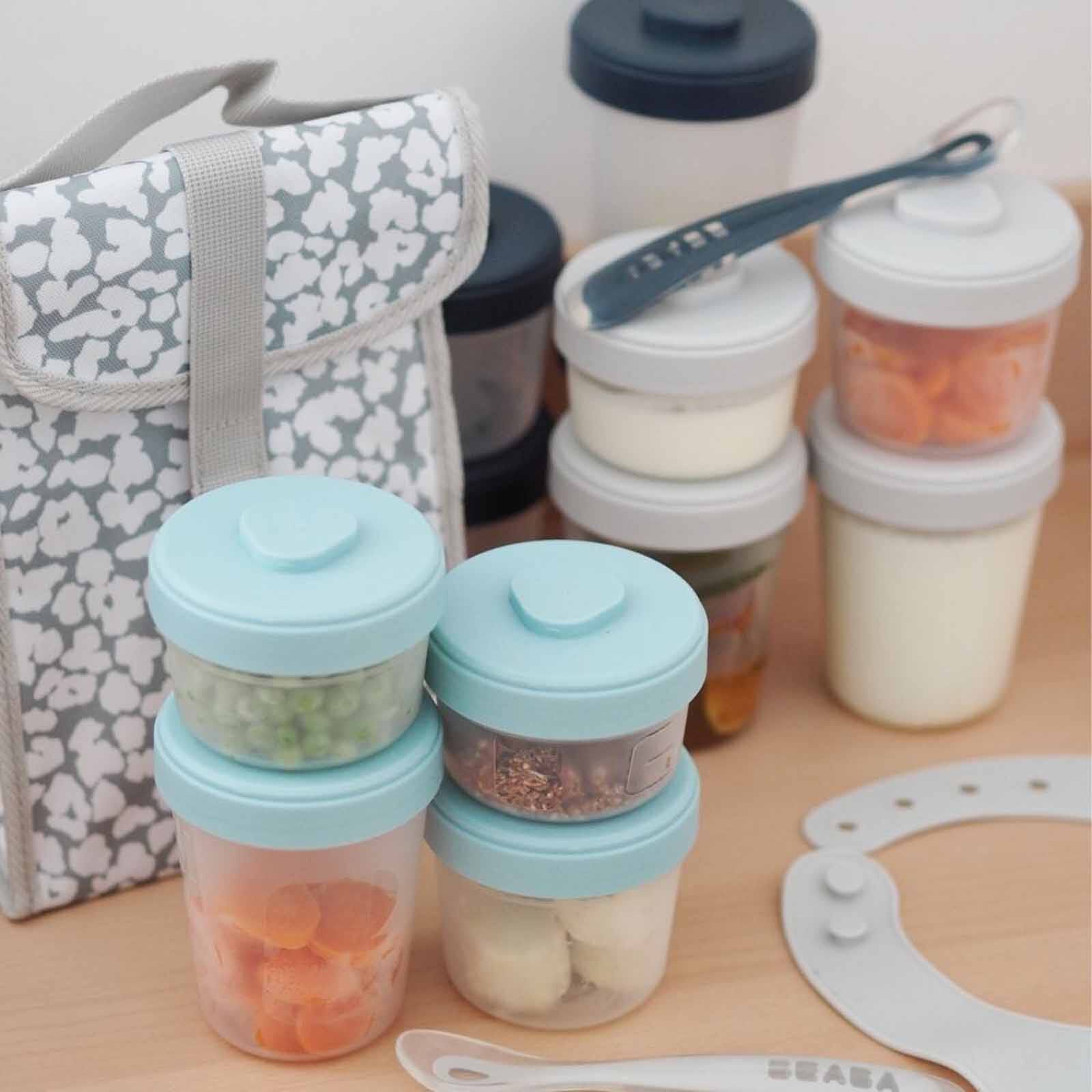 BEABA Meal & Food Storage Expert Pack - Storm (online) CLIP PORTIONS - Image 2