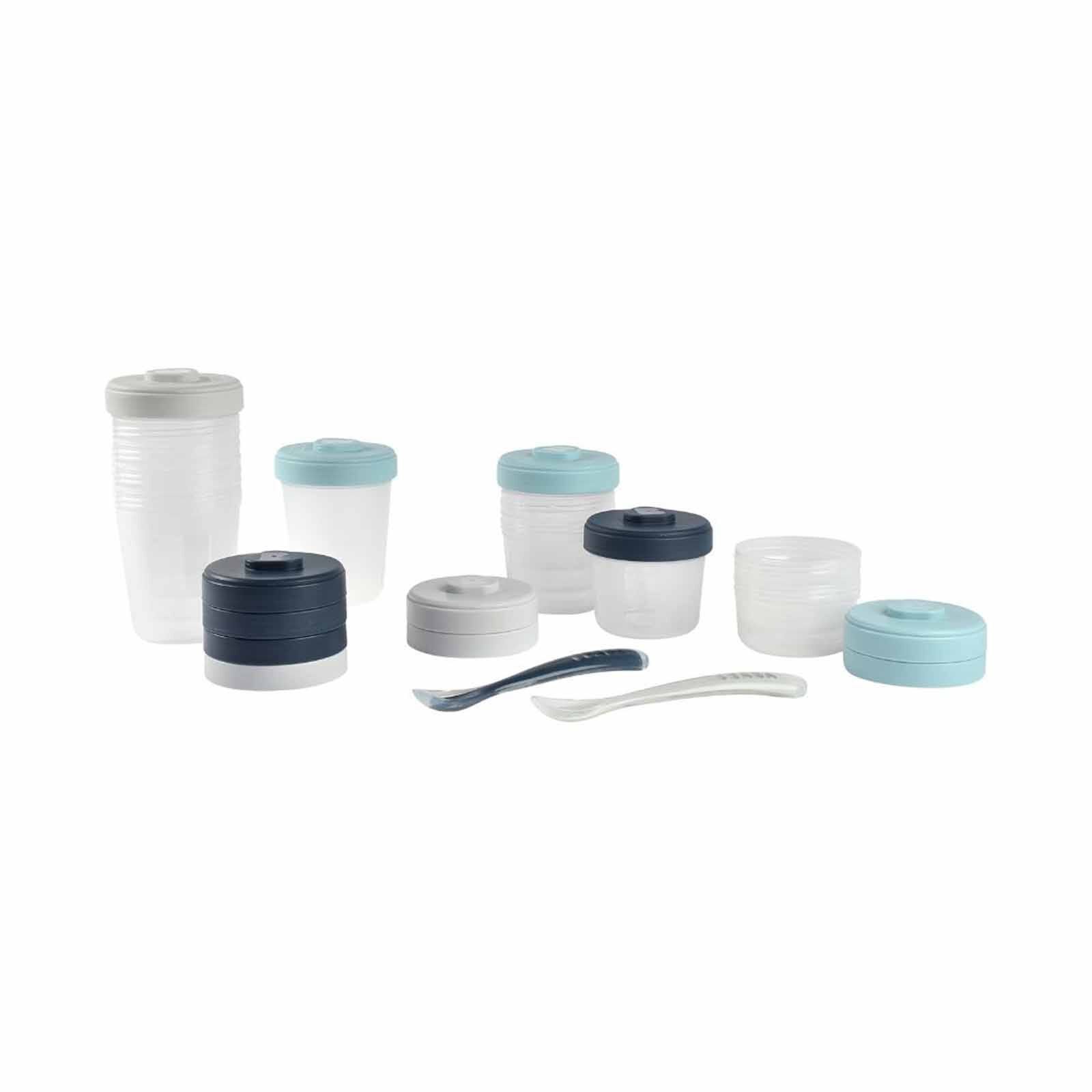 BEABA Meal & Food Storage Expert Pack - Storm (online) CLIP PORTIONS - Image 4