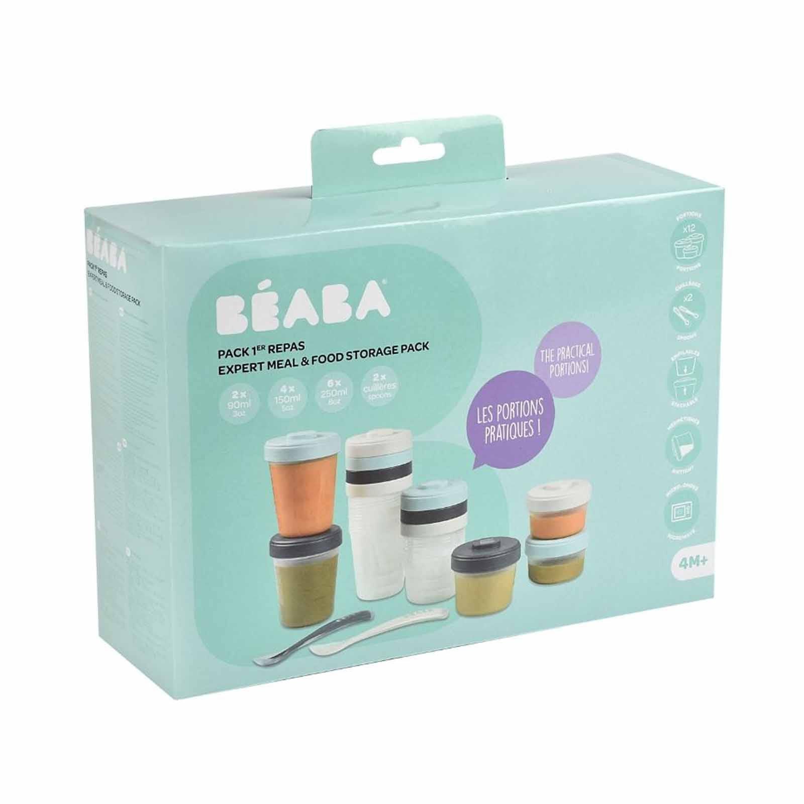 BEABA Meal & Food Storage Expert Pack - Storm (online) CLIP PORTIONS - Image 5