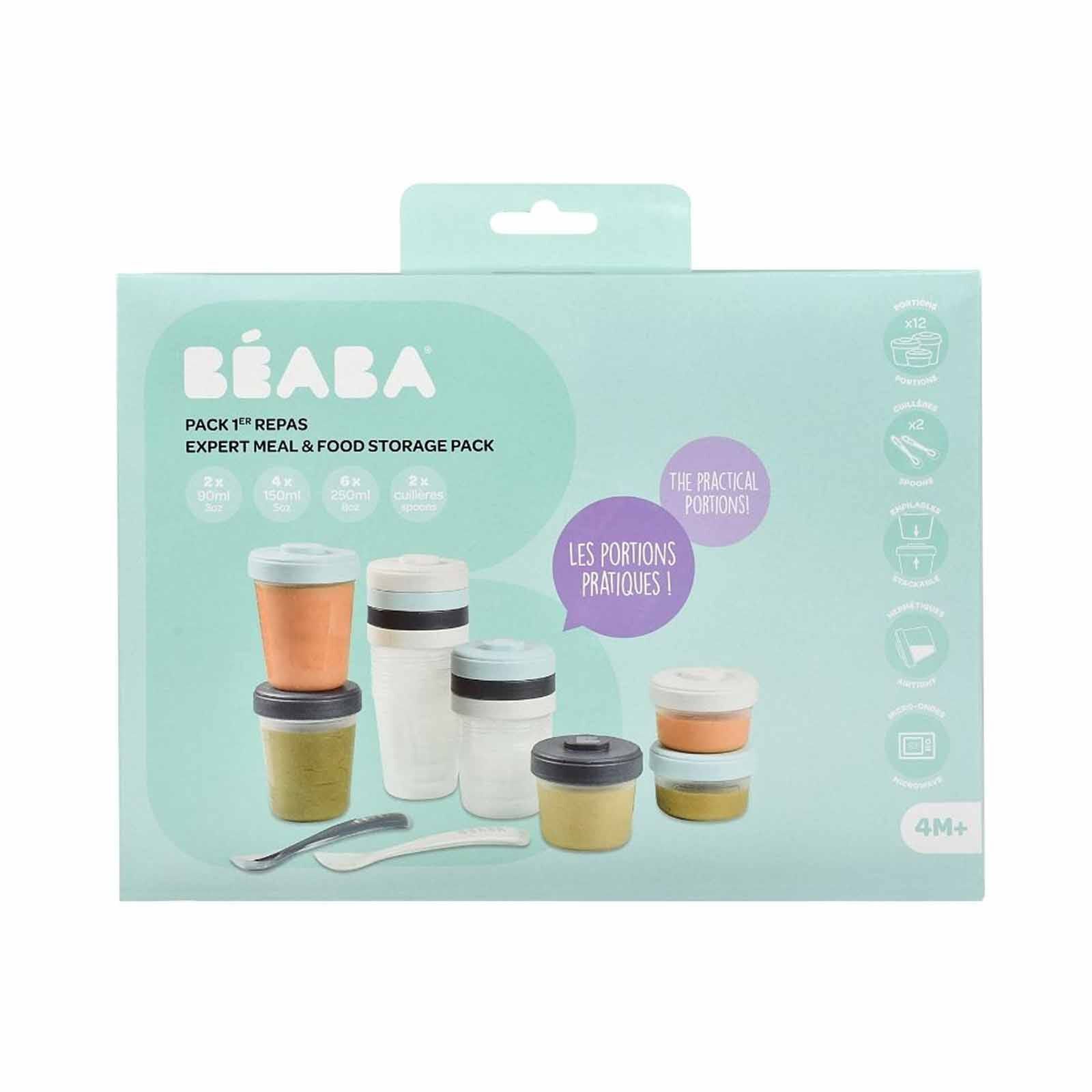 BEABA Meal & Food Storage Expert Pack - Storm (online) CLIP PORTIONS - Image 6
