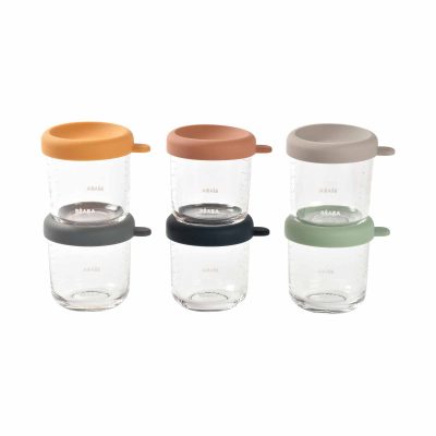 BEABA Jars 250ml 6 Pack (online) GLASS PORTION