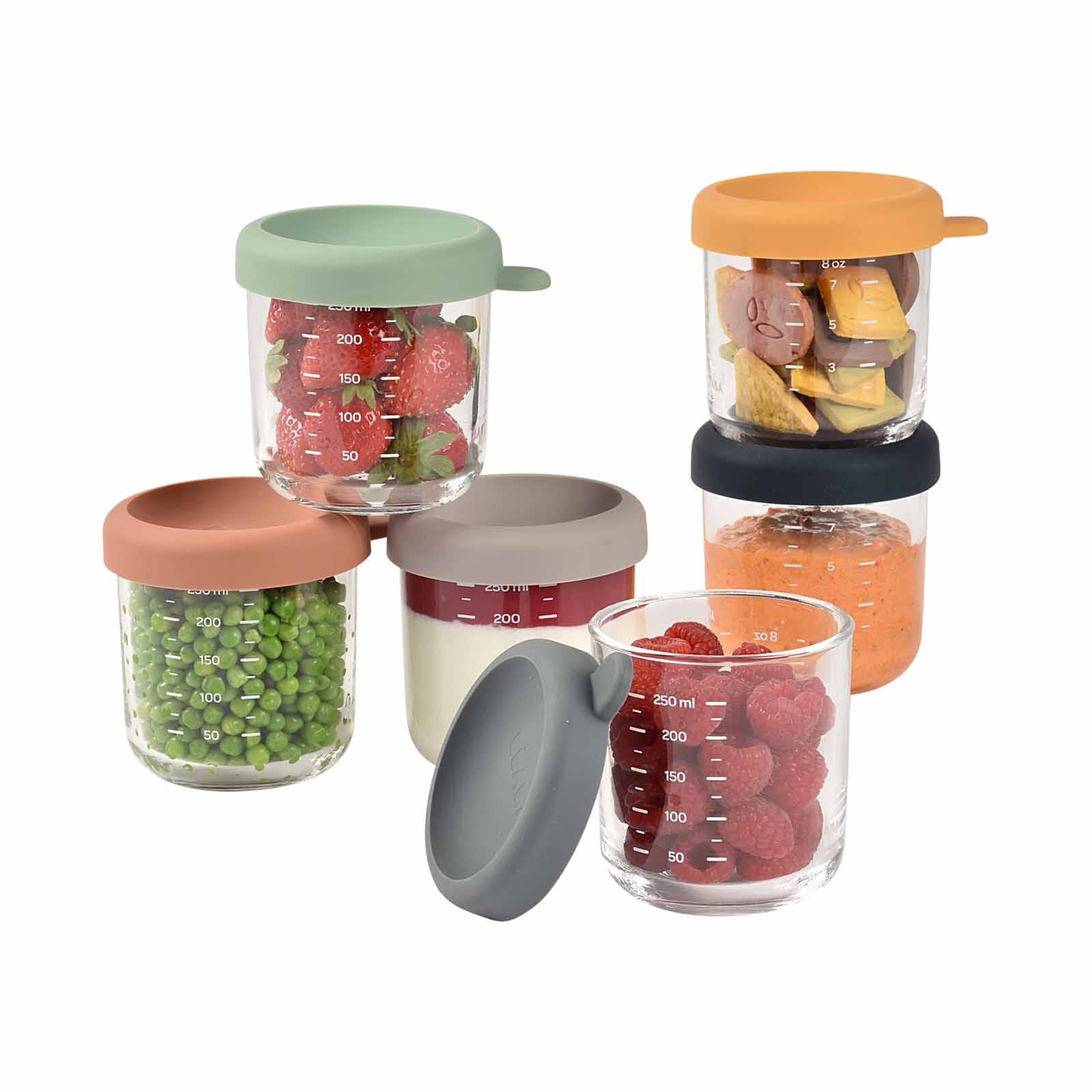 BEABA Jars 250ml 6 Pack (online) GLASS PORTION - Image 6