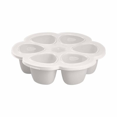 BEABA Silicone Freezer Tray 6 X 90ml - Grey (online) MULTIPORTIONS