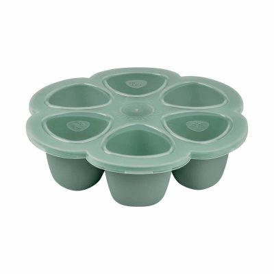 BEABA Silicone Freezer Tray 6 X 90ml - Sage Green (online) MULTIPORTIONS