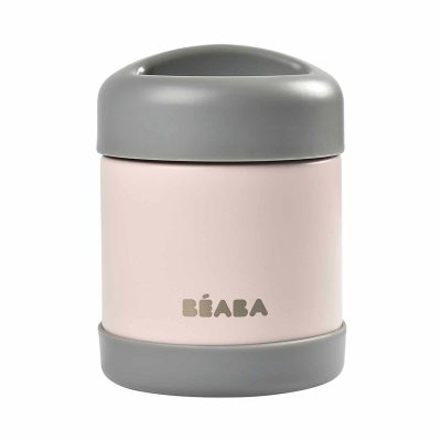 BEABA Food Container 300ml - Dark Mist/light Pink (online) STAINLESS STEEL