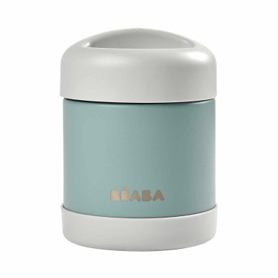 BEABA Food Container 300ml - Light Mist/eucalyptus Green (online) STAINLESS STEEL