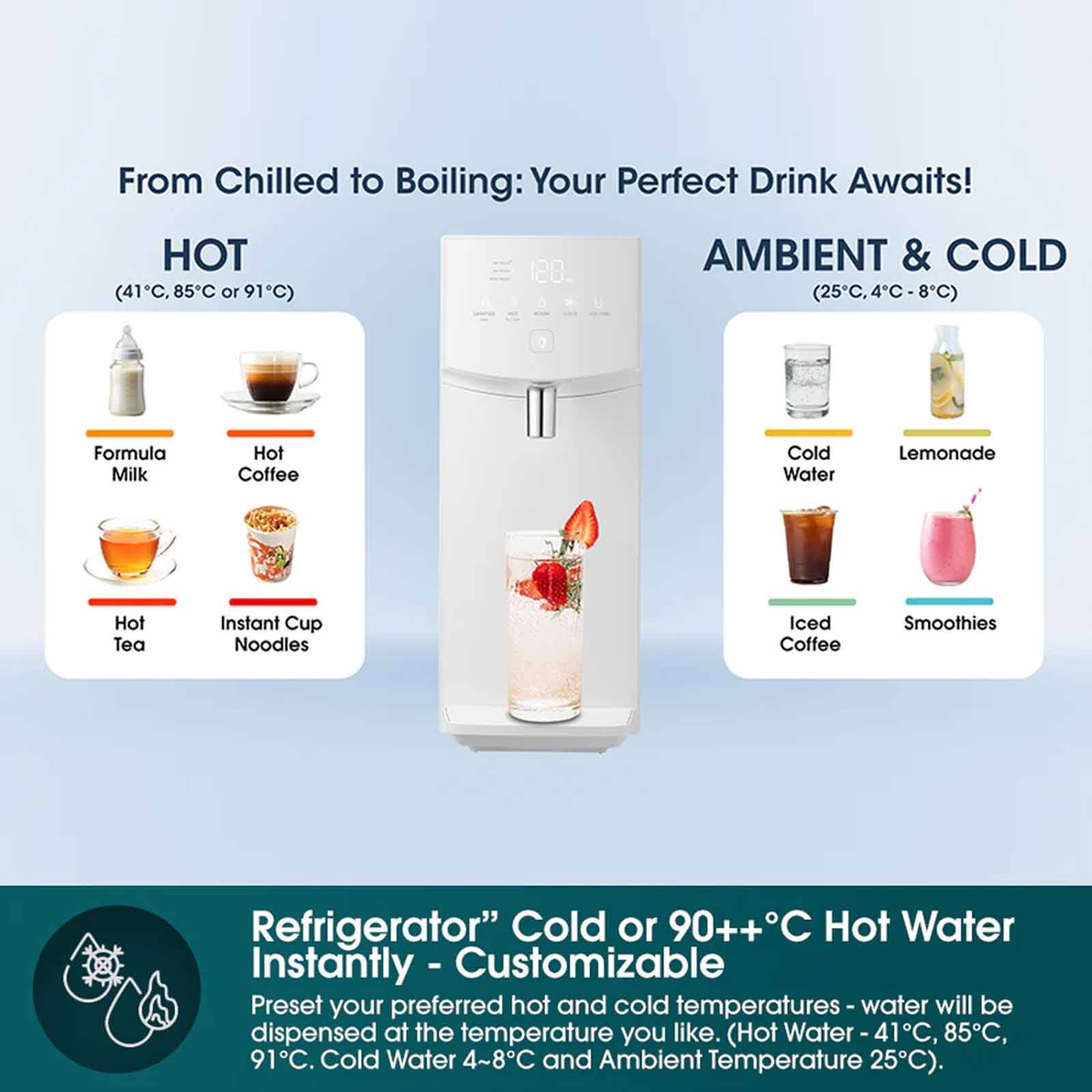 EUROPACE Tankless Hot & Cold Water Purifier - White EWP9120DWH - Image 8
