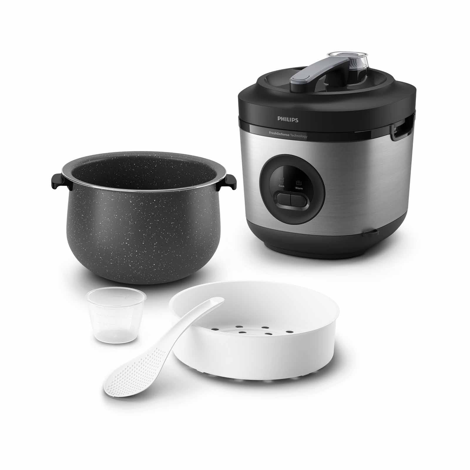 PHILIPS Series 3000 Rice Cooker (1.8l) - Stainless Stell HD3213/31 - Image 4