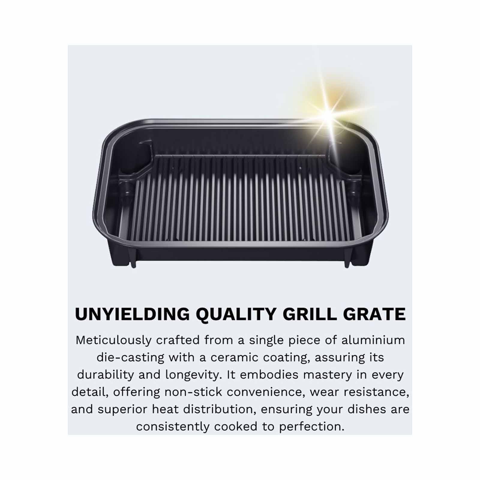 KITH Grillmaster Electric Indoor Grill MGM-IG-SB1 - Image 10