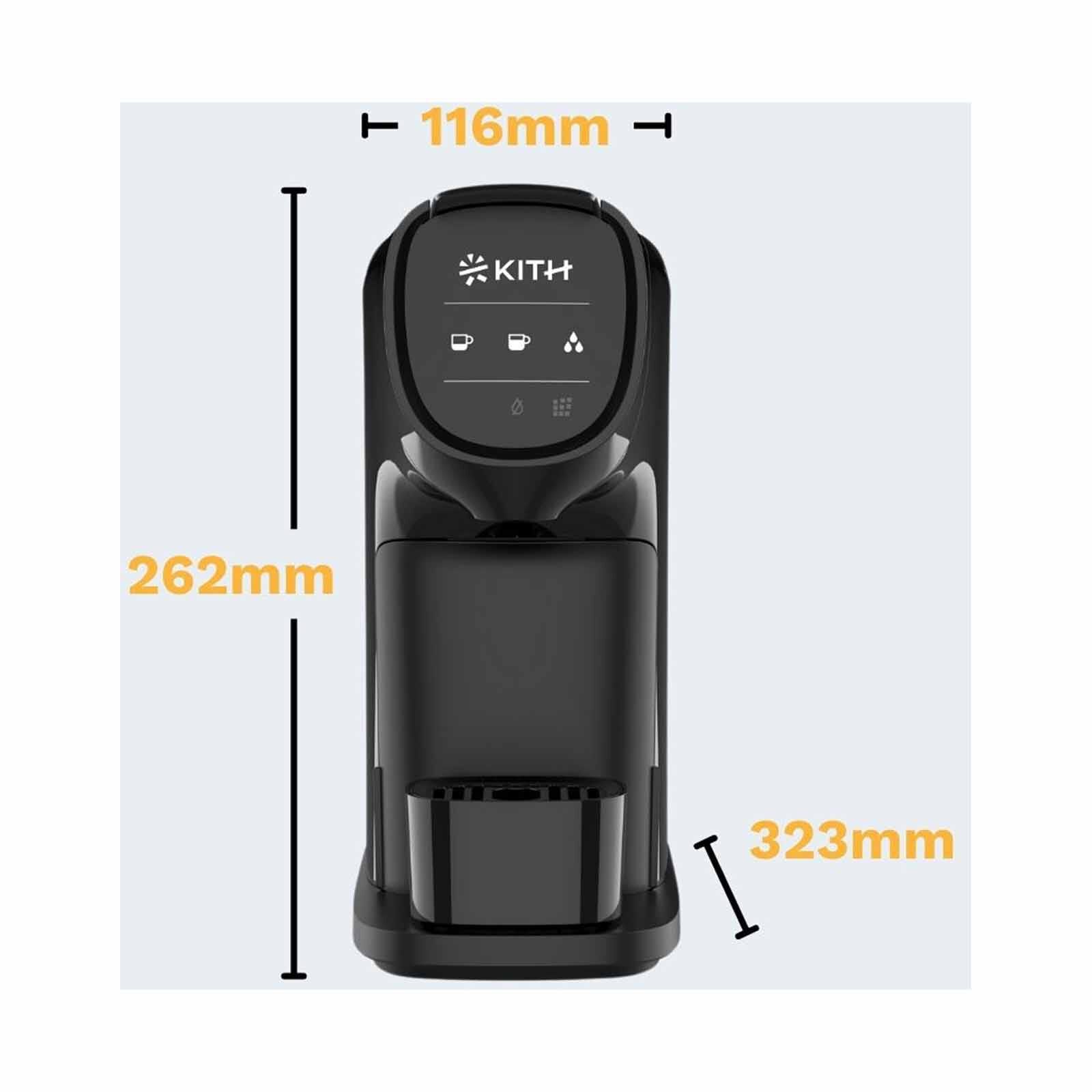 KITH Ava Capsule Coffee Machine (black) CCM-1L-BK - Image 8