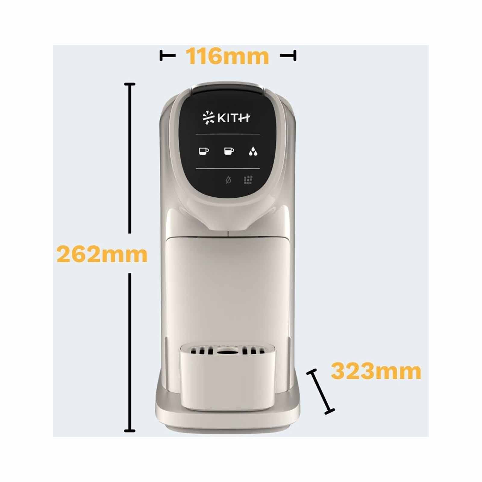KITH Ava Capsule Coffee Machine (vanilla White) CCM-1L-WV - Image 8