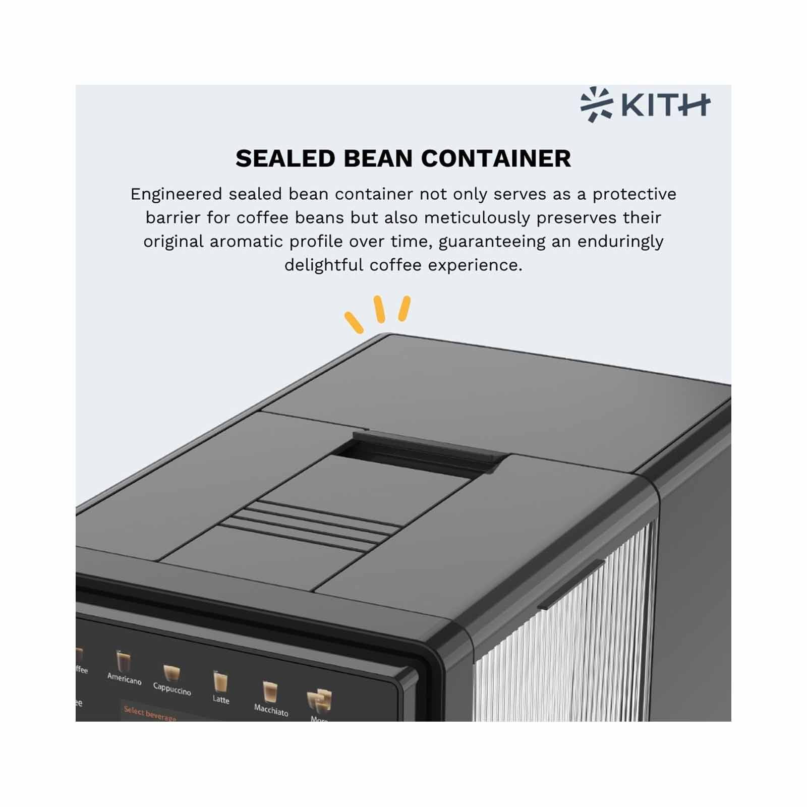 KITH Mia Fully Auto Coffee Machine With Milk Carafe (black) FCM-TM-BK - Image 6