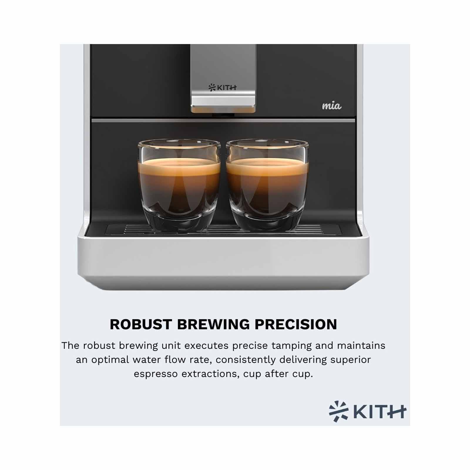 KITH Mia Fully Auto Coffee Machine With Milk Carafe (white) FCM-TM-WH - Image 8