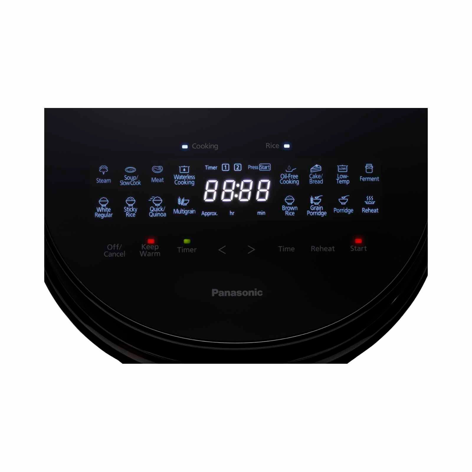 PANASONIC Rice Cooker (1.0l) - Black SR-DM104KSH - Image 2