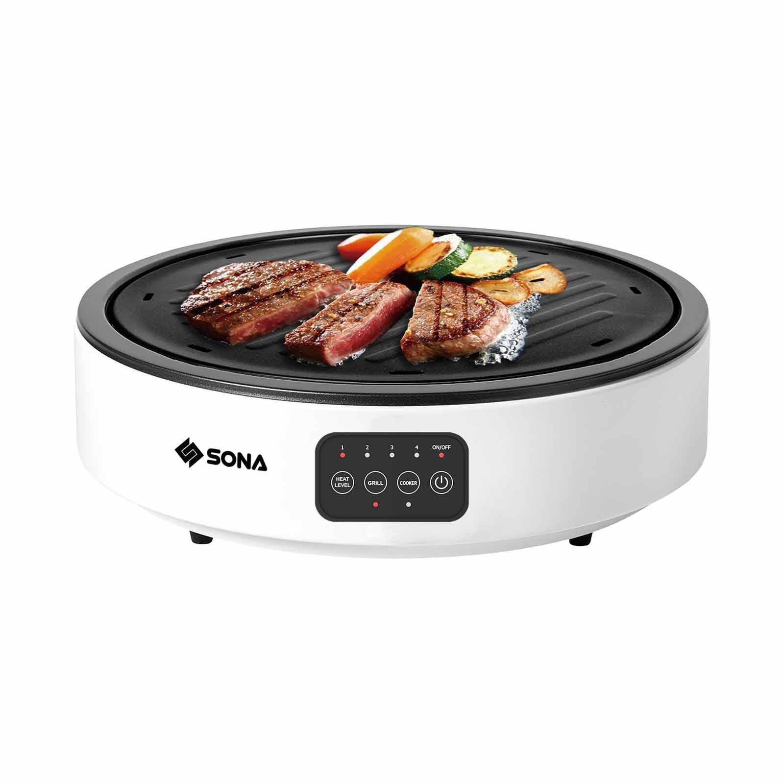 SONA 2-in-1 Infrared Ceramic Cooker Grill SIC3318 - Image 6