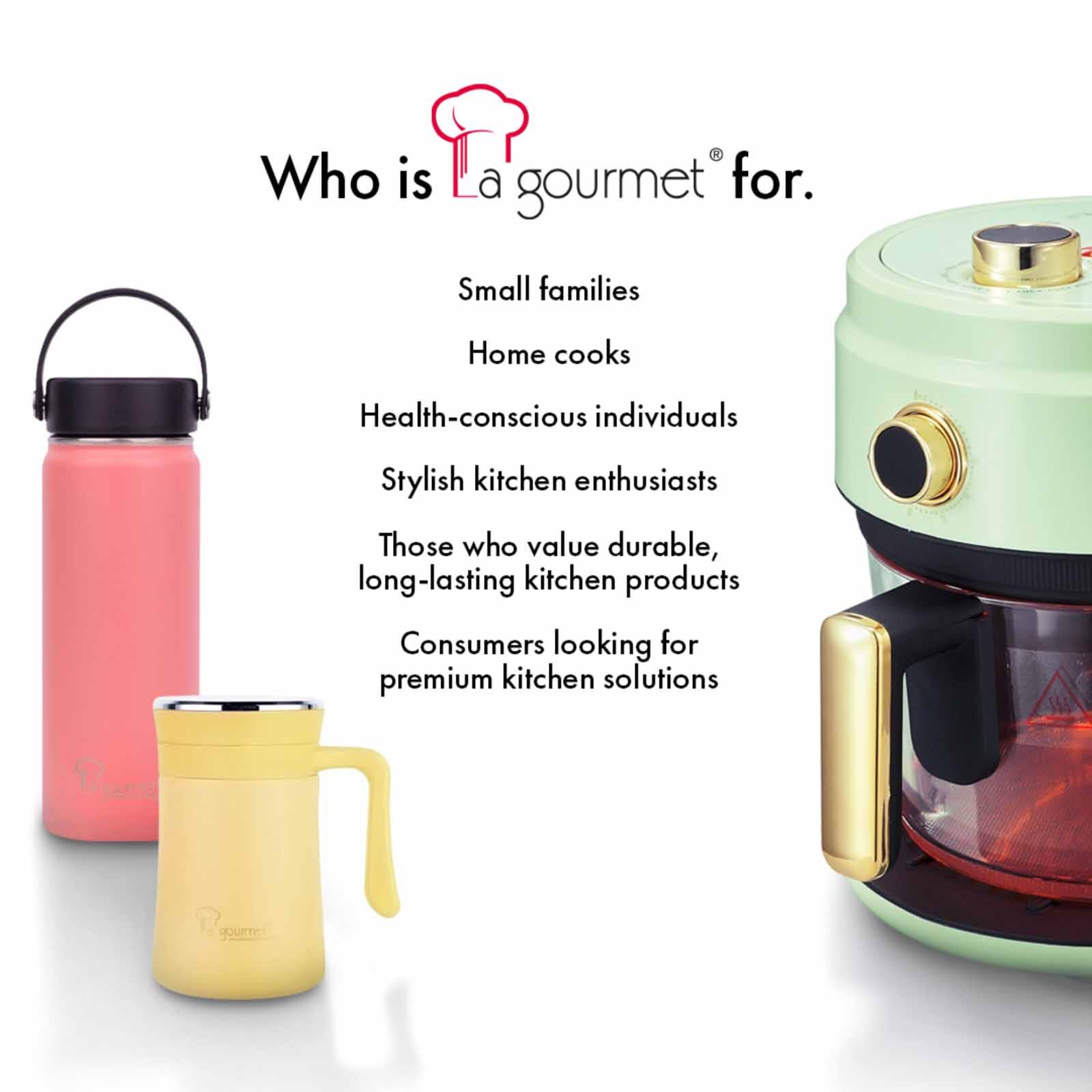 LA GOURMET 600ml Retro Juice Blender - Coral Crush LGELRB419194 - Image 4