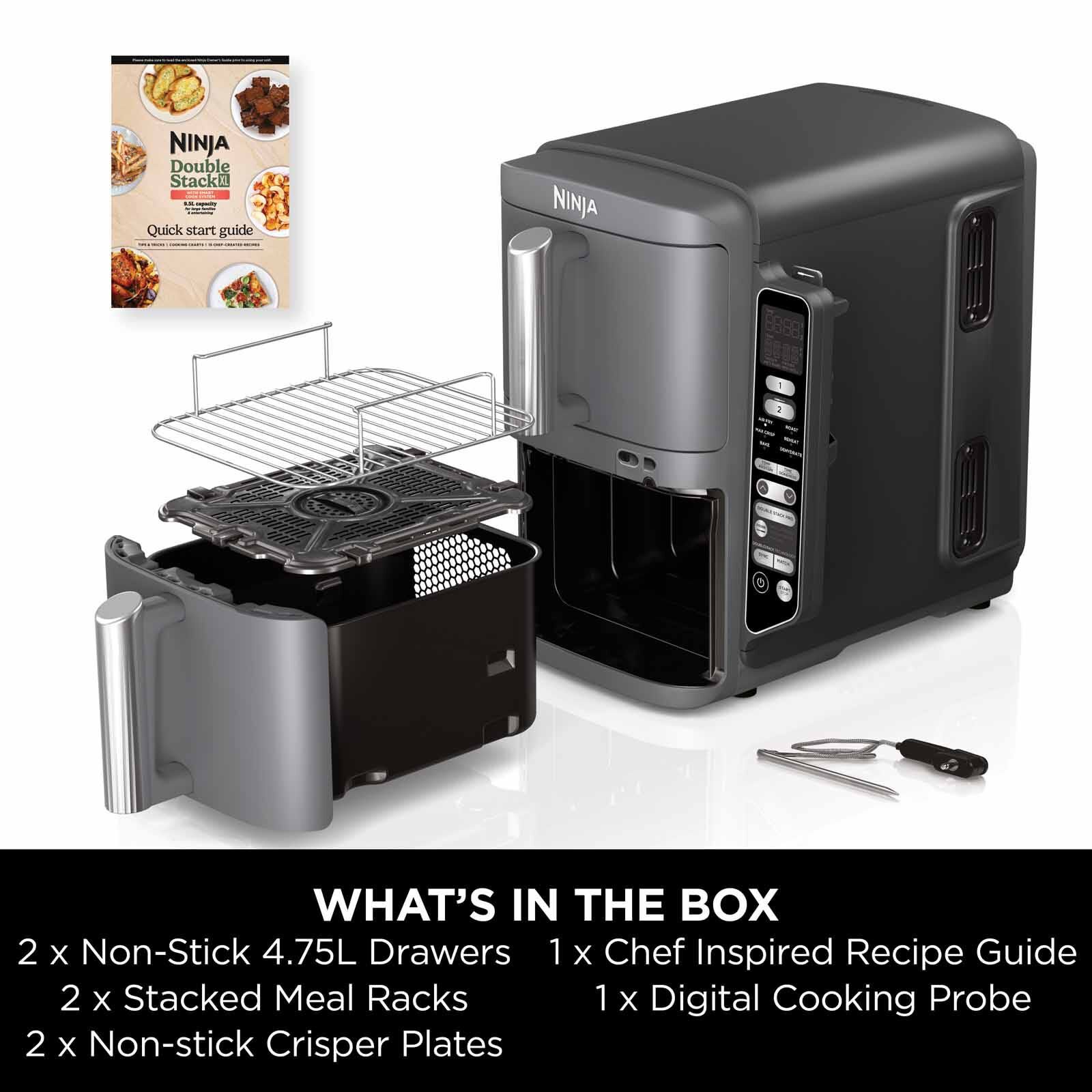 NINJA Double Stack Xl Airfryer (9.5l) SL451SM - Image 2