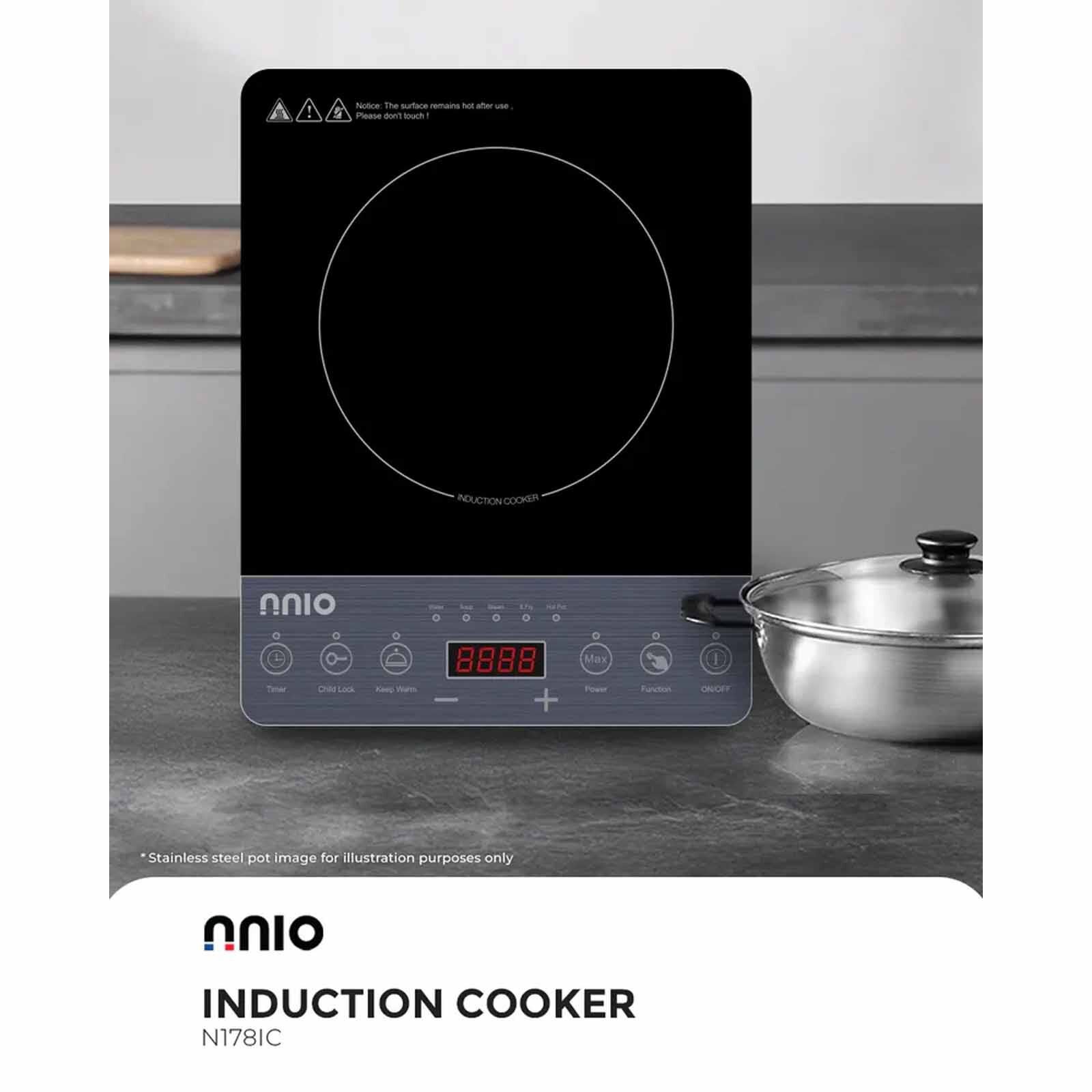 NNIO Induction Cooker With Pot N178IC - Image 4