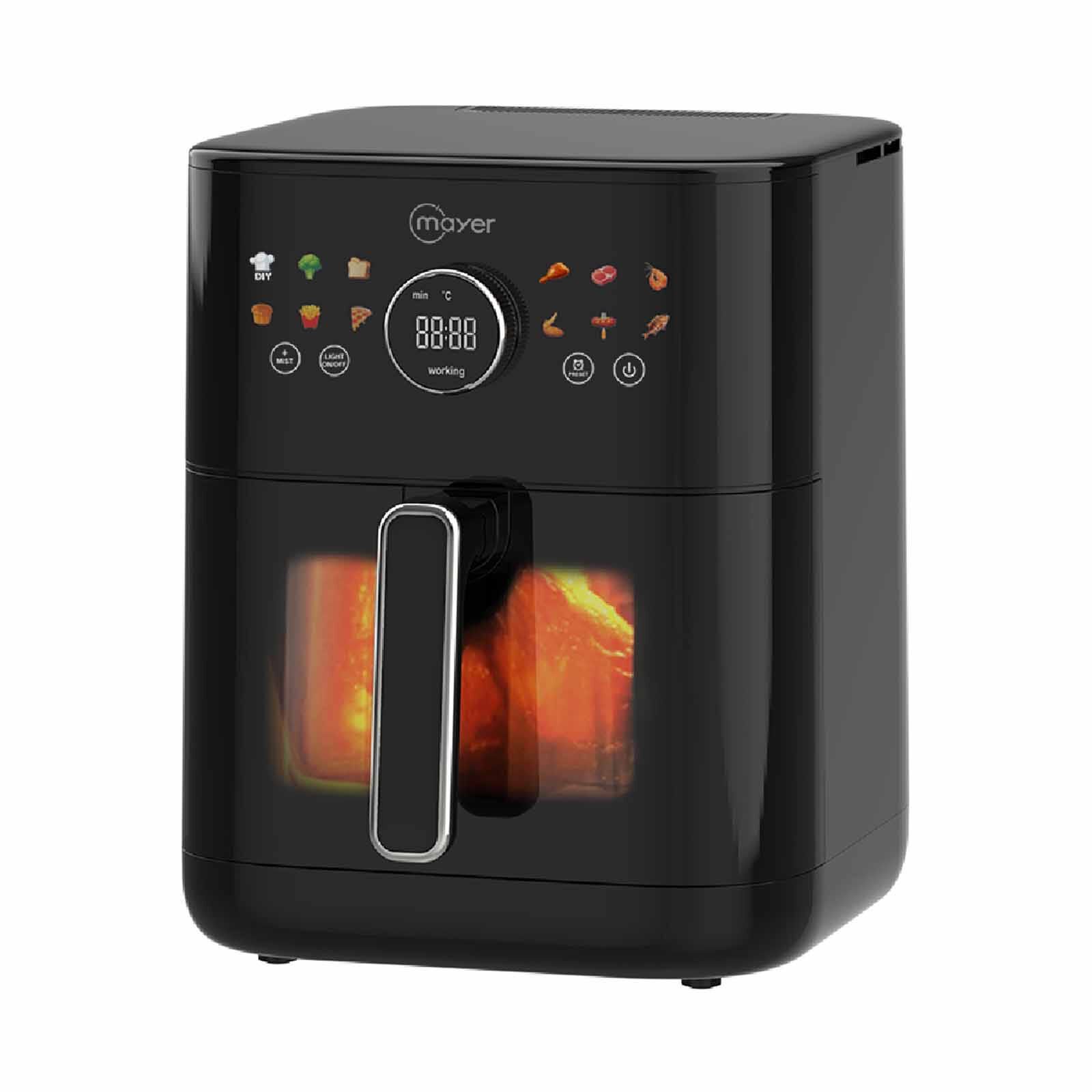 MAYER Double Heating Air Fryer With Mist (6.0l) MMAF606D