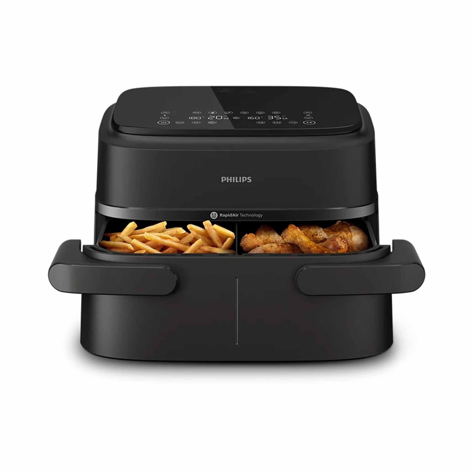 PHILIPS Series 1000 Airfryer Dual Basket (7.1l) NA150/09 - Image 3