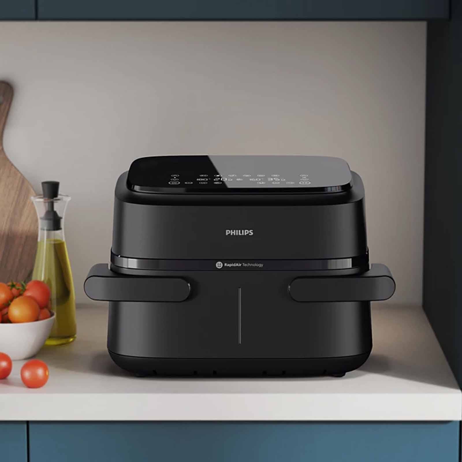 PHILIPS Series 1000 Airfryer Dual Basket (7.1l) NA150/09 - Image 8